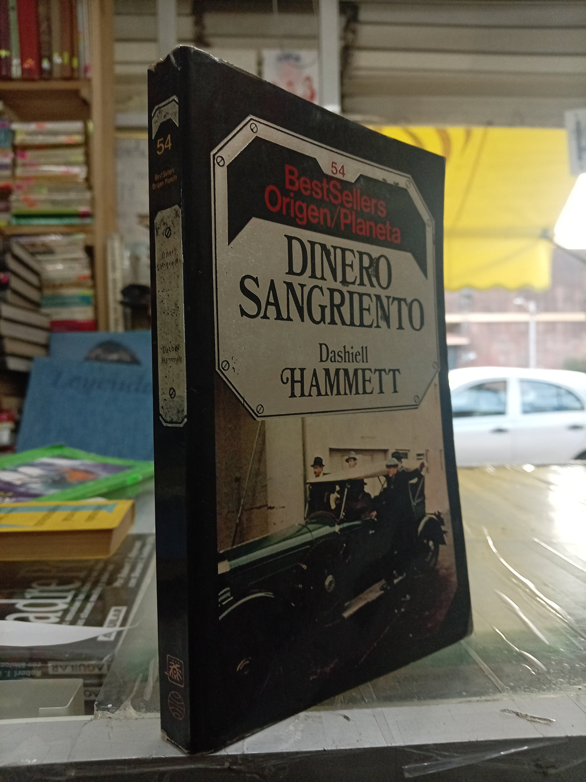 DINERO SANGRIENTO POR DASHIELL HAMMETT USADO NOVELA JUAREZ 515