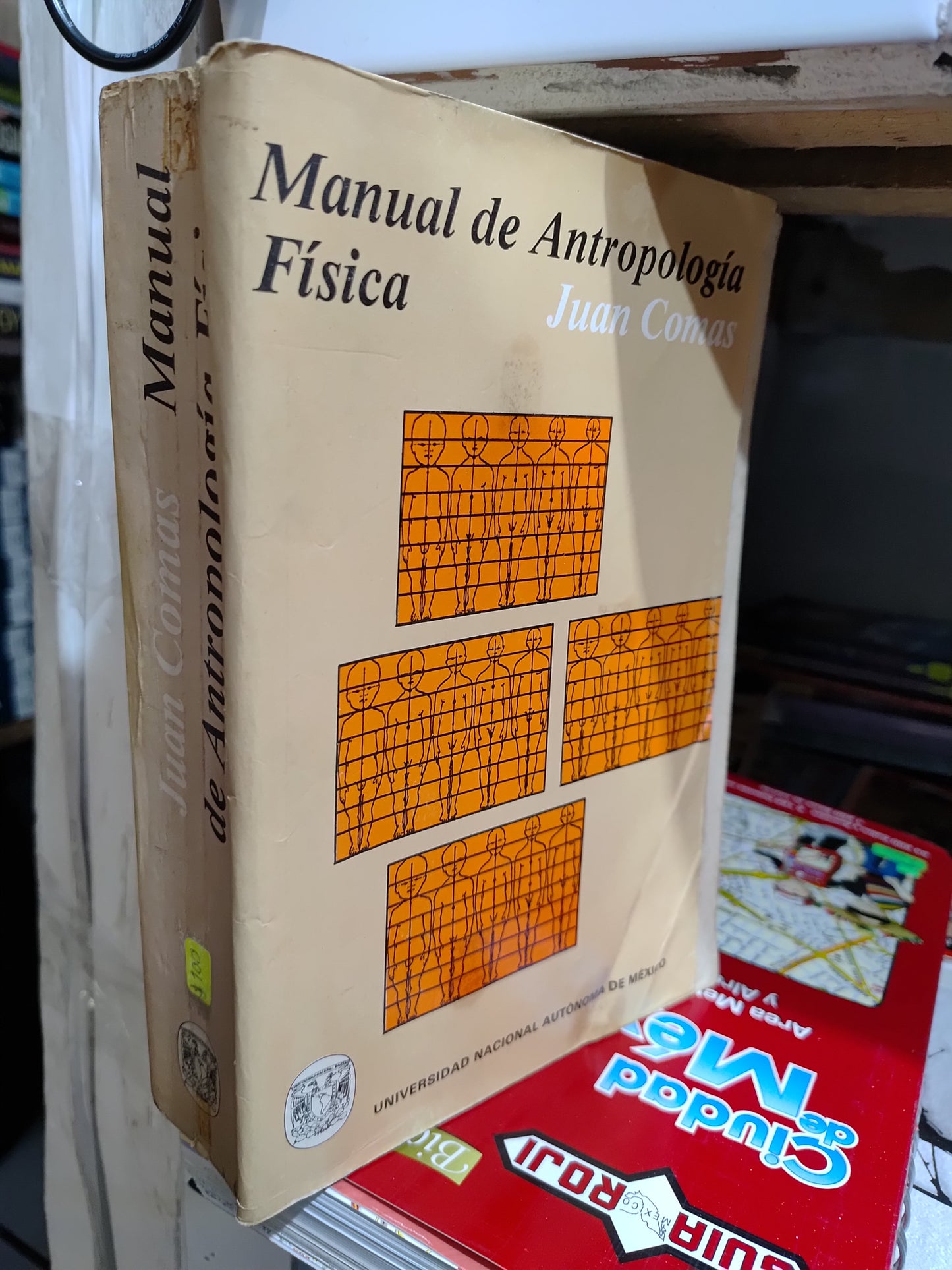 MANUAL DE ANTROPOLIGIA FISICA POR JUAN COMAS USADO HISTORIA JUAREZ 507