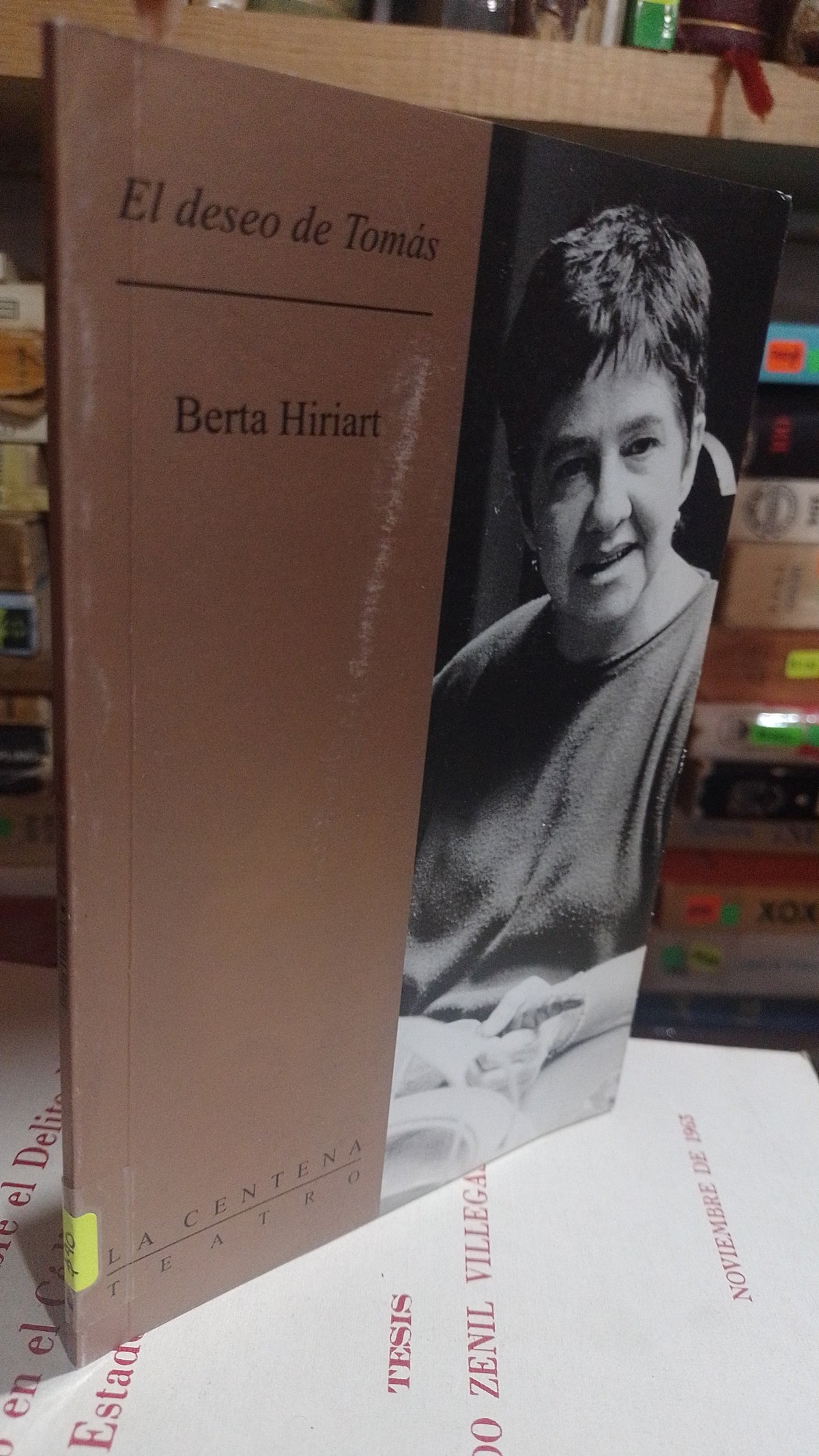 EL DESEO DE TOMAS POR BERTA HIRIART USADO NOVELA ALDAMA