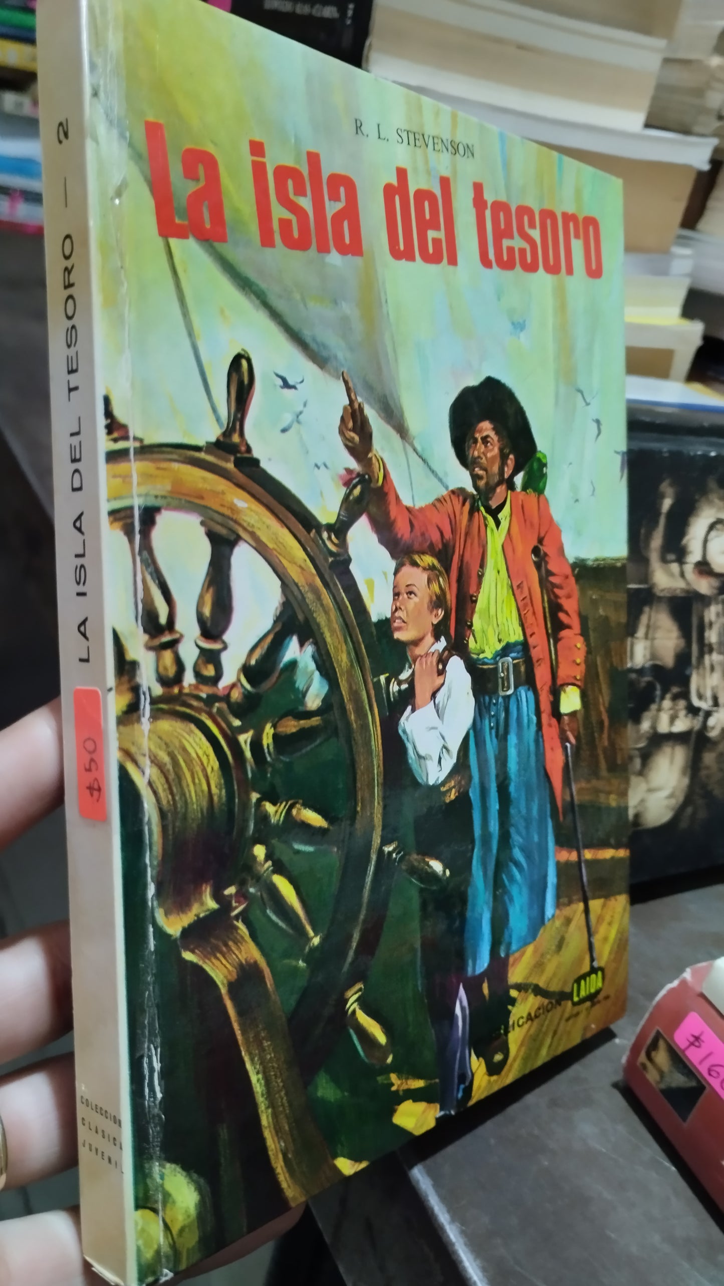 LA ISLA DEL TESORO POR R L STEVENSON LIBRO USADO NOVELAS ALDAMA