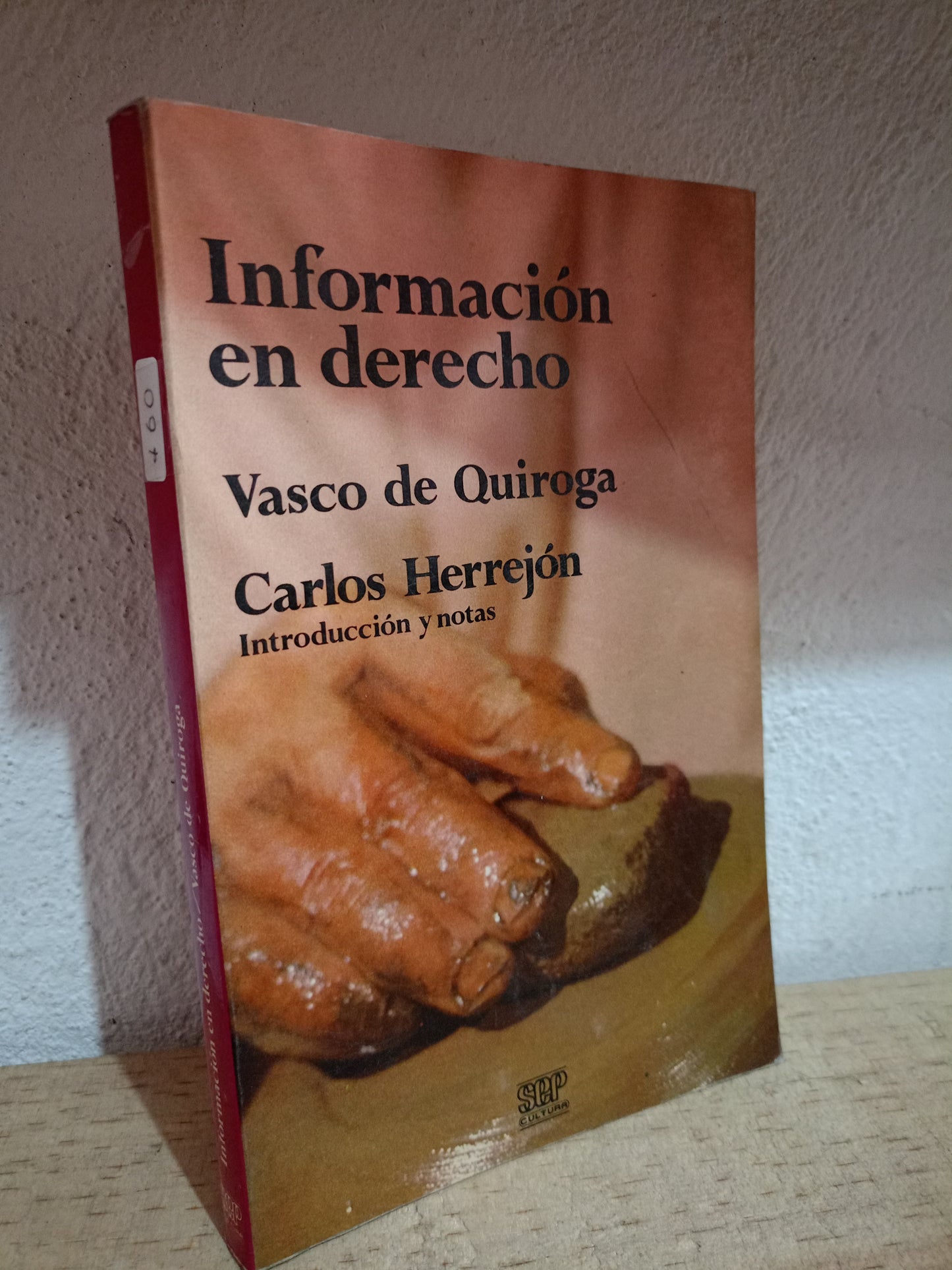 INFORMACION EN DERECHO POR VASCO DE QUIROGA USADO DERECHO LITERARIO 305