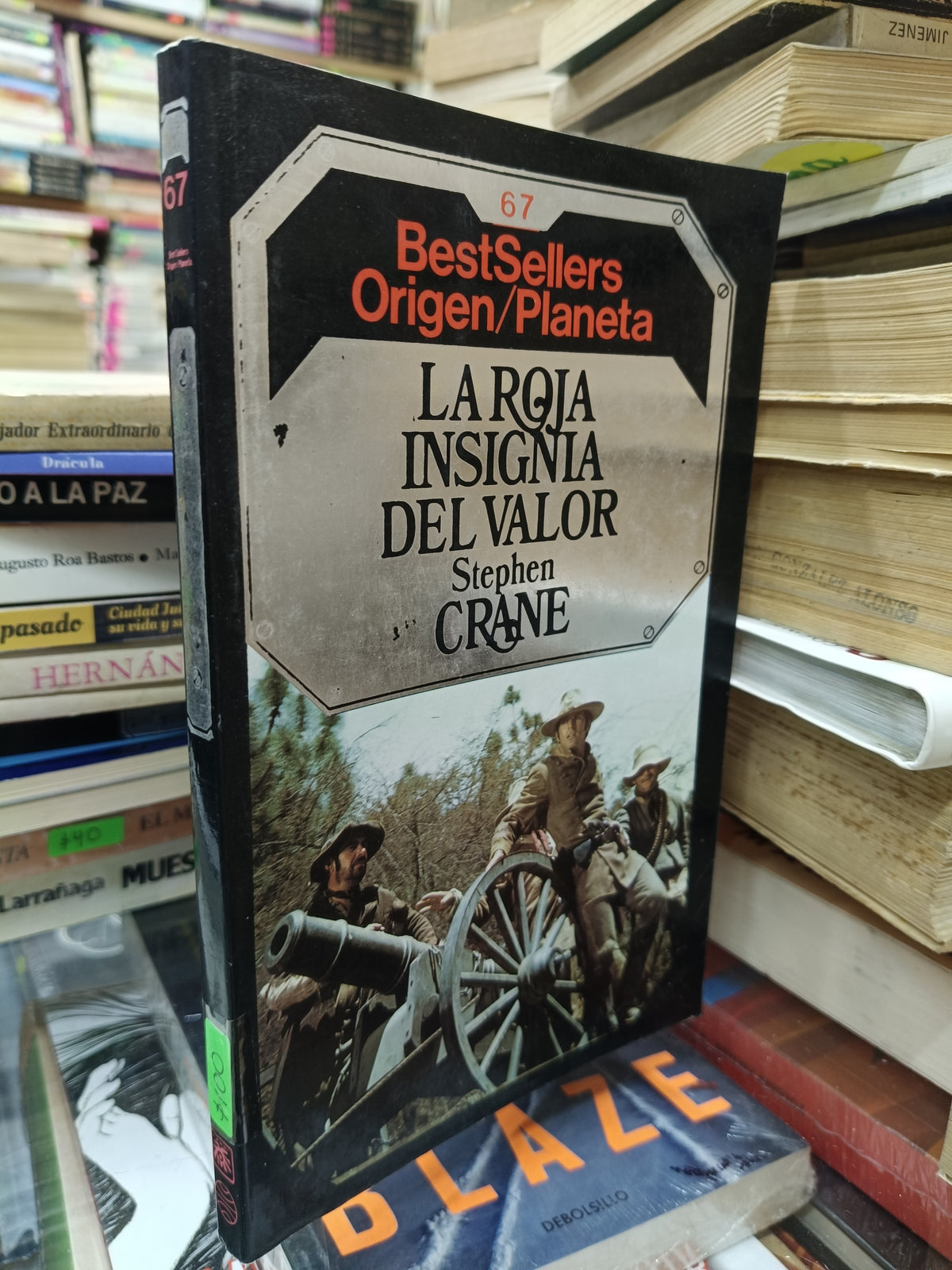 LA ROJA INSIGNA DEL VALOR POR STEPHEN CRANE USADO NOVELA JUAREZ 515