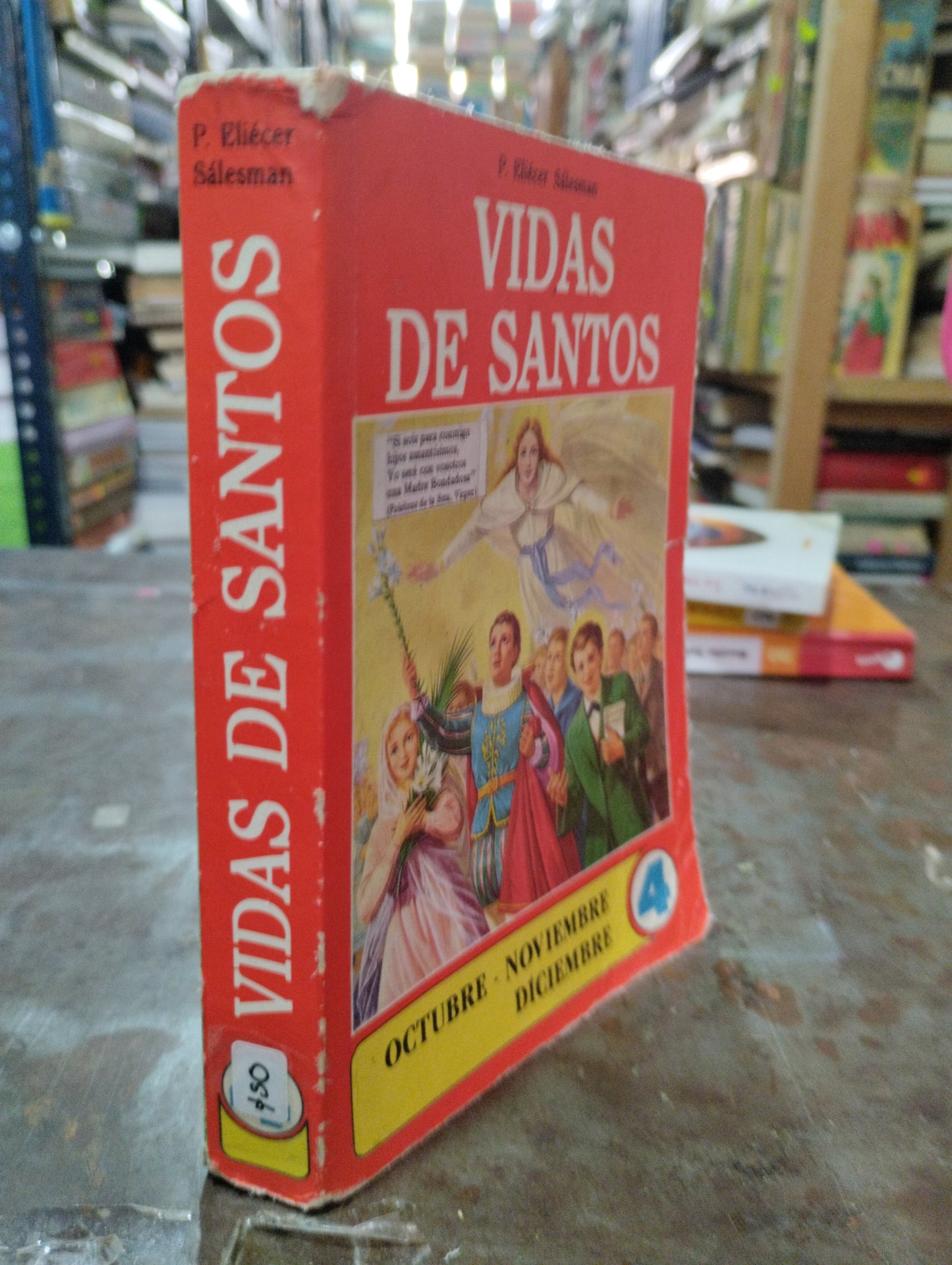VIDA DE SANTOS POR P. ELICER SALESMAN USADO RELIGION ALDAMA