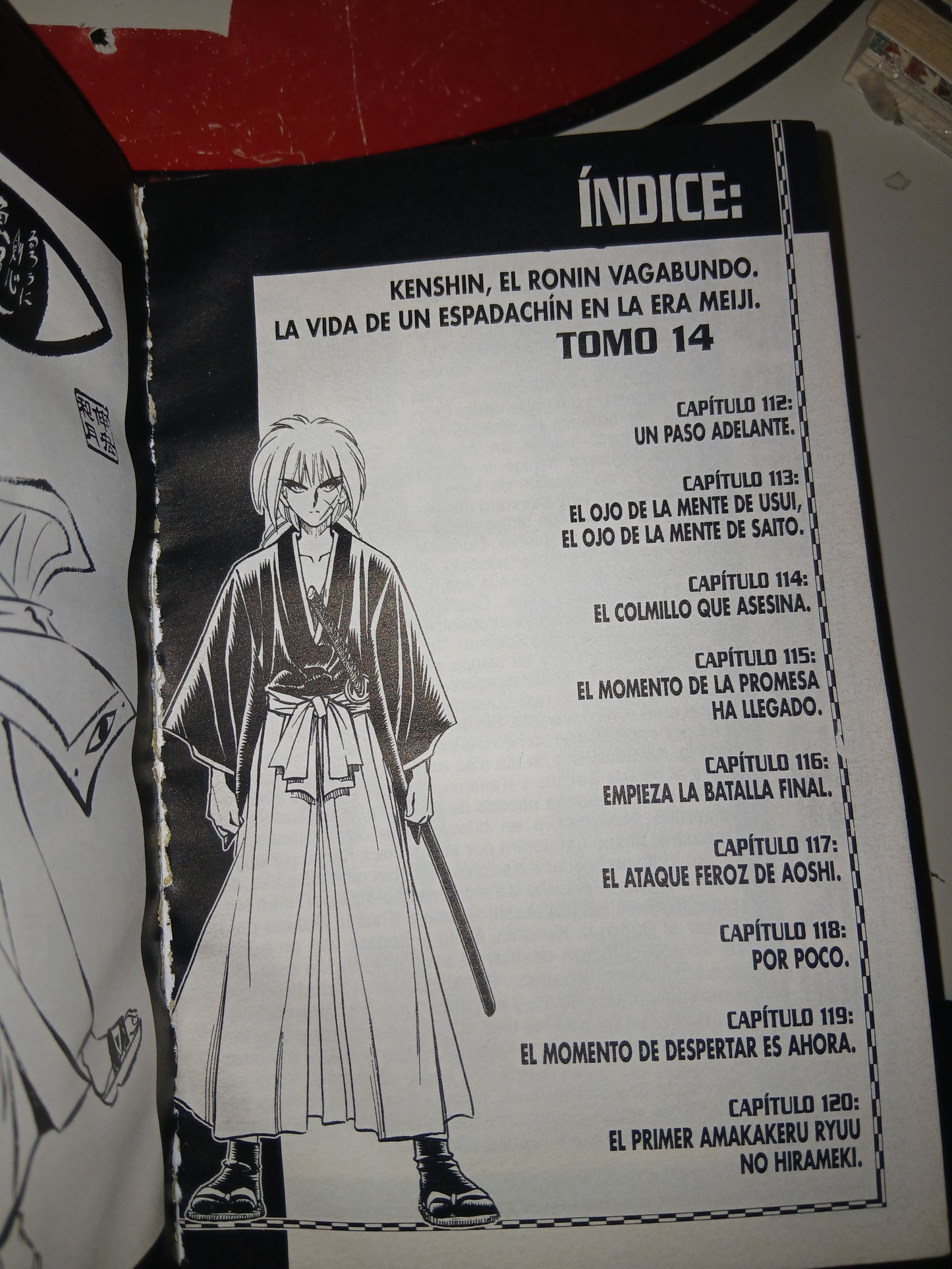 SAMURÁI X 14: EL TIEMPO PROMETIDO ES AHORA POR NOBUHIRO WATSUKI USADO MANGA LITERARIO 207