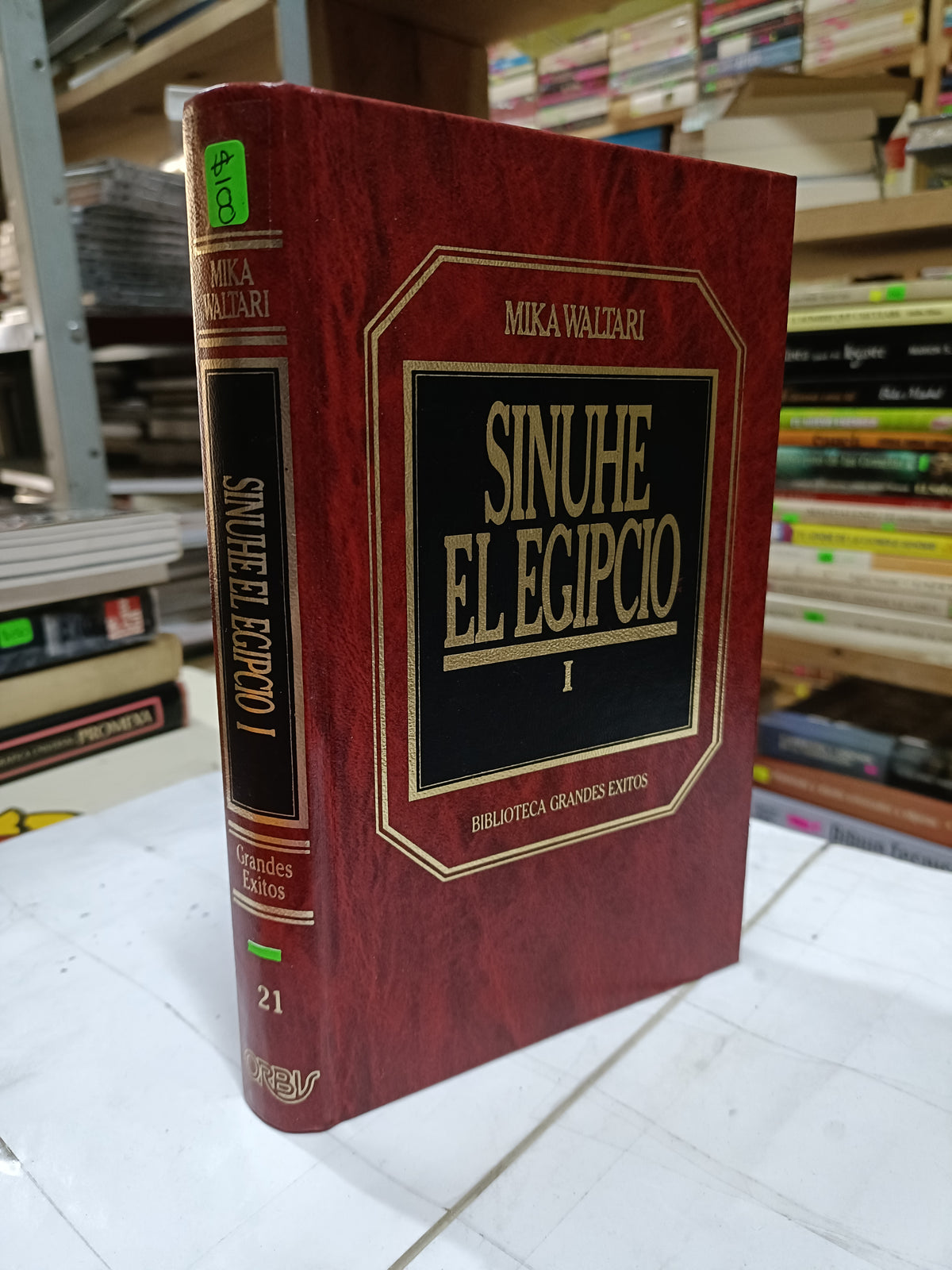 SINUHE EL EGIPCIO 1 POR MIKA WALTARI USADO NOVELA LITERARIO 207