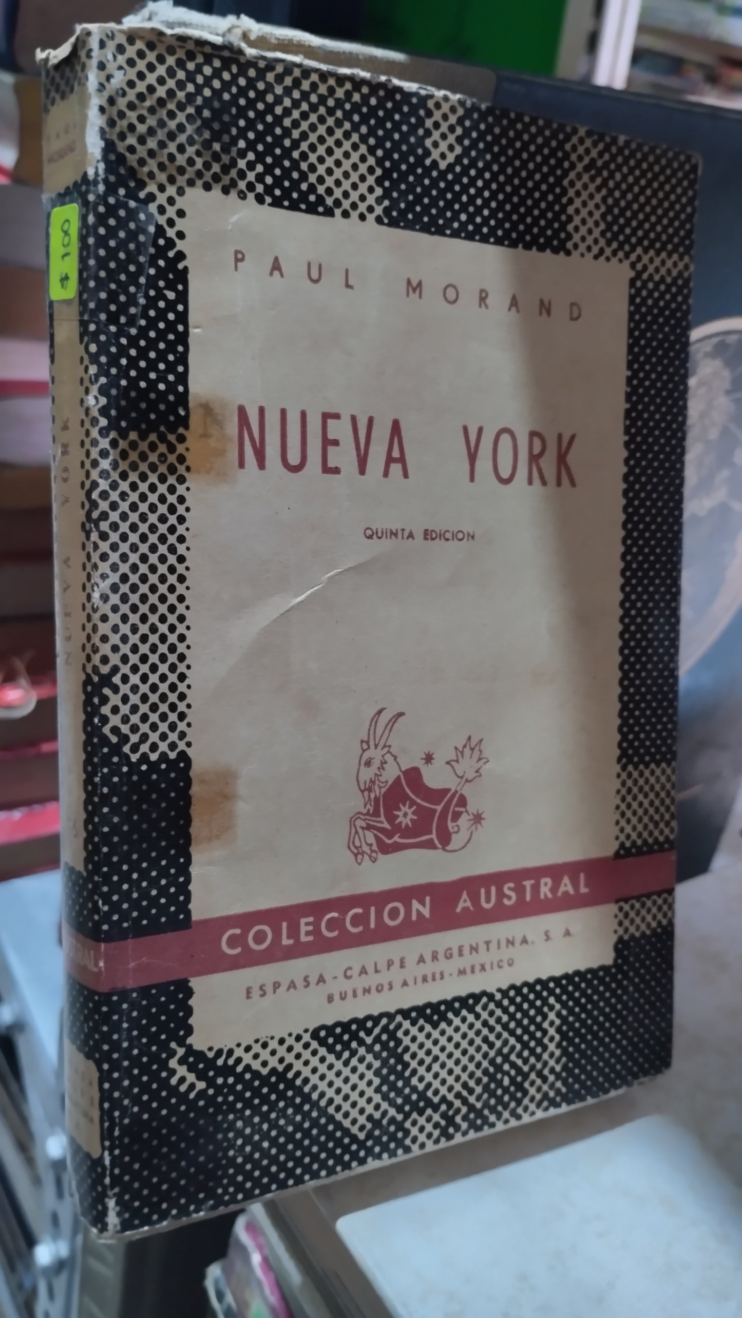 NUEVA YORK POR PAUL MORAND LIBRO USADO NOVELAS ALDAMA