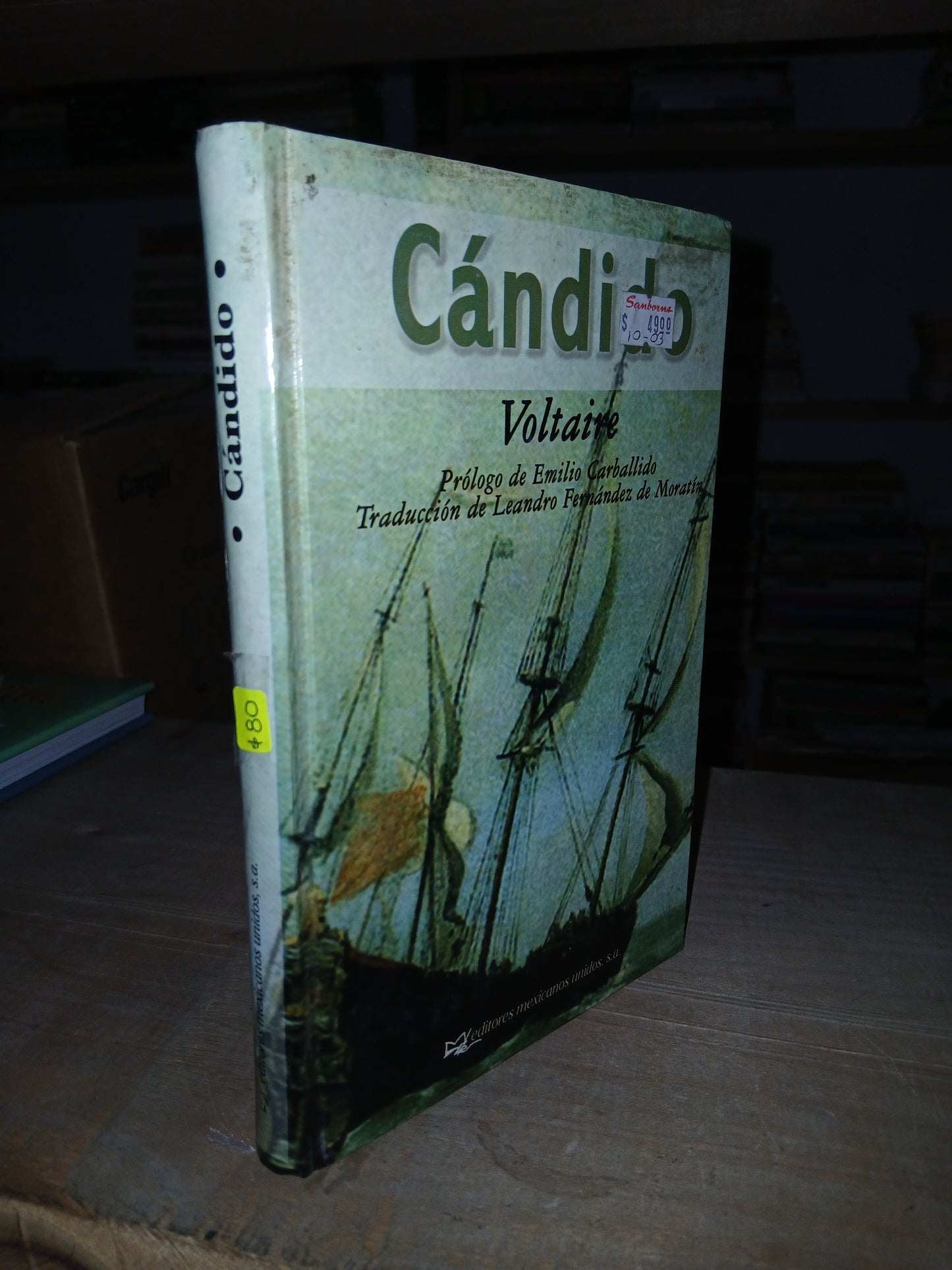 CÁNDIDO POR VOLTAIRE USADO NOVELA LITERARIO 207