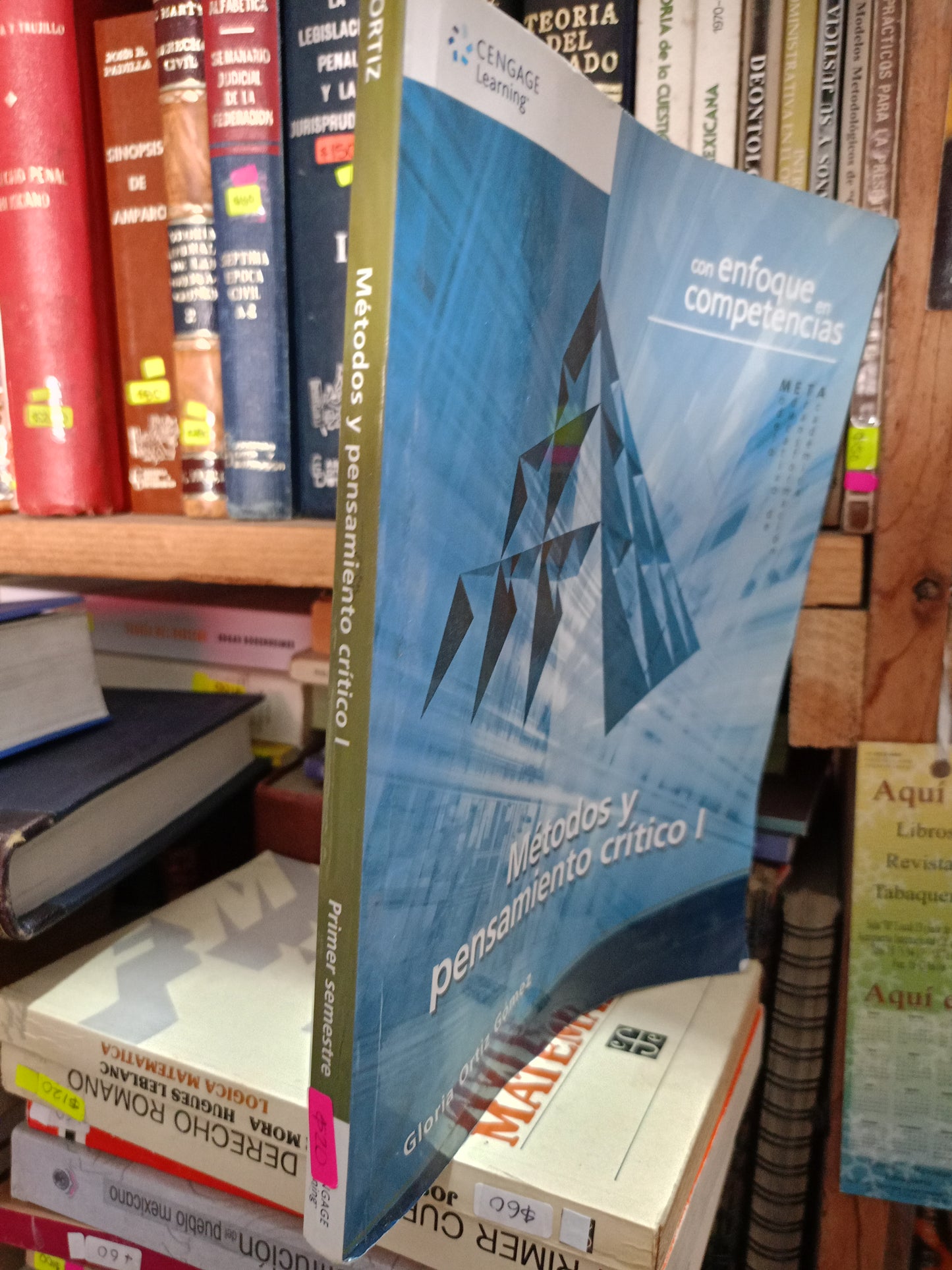 METODOS Y PENSAMIENTO CRITICO I POR GLORIA ORTIZ GOMEZ USADO EDUCACIÓN LITERARIO 305
