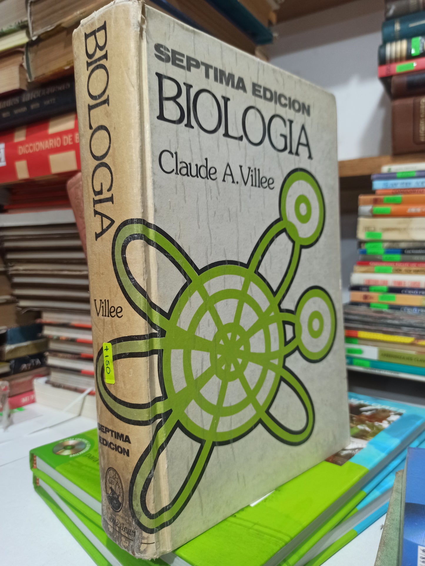 BIOLOGIA SEPTIMA EDICION POR CLAUDE A. VILLEE USADO BIOLOGÍA JUÁREZ