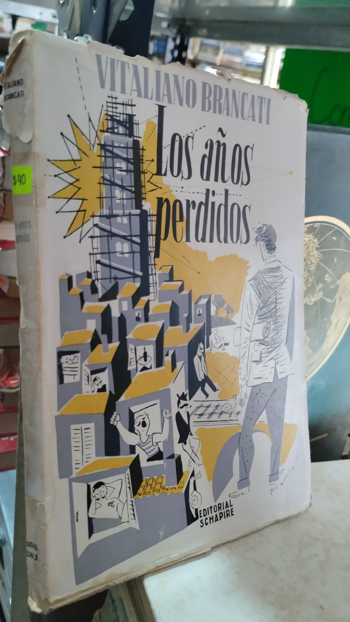 LOS AÑOS PERDIDOS POR VITALIANO BRANCATI LIBRO USADO NOVELAS ALDAMA