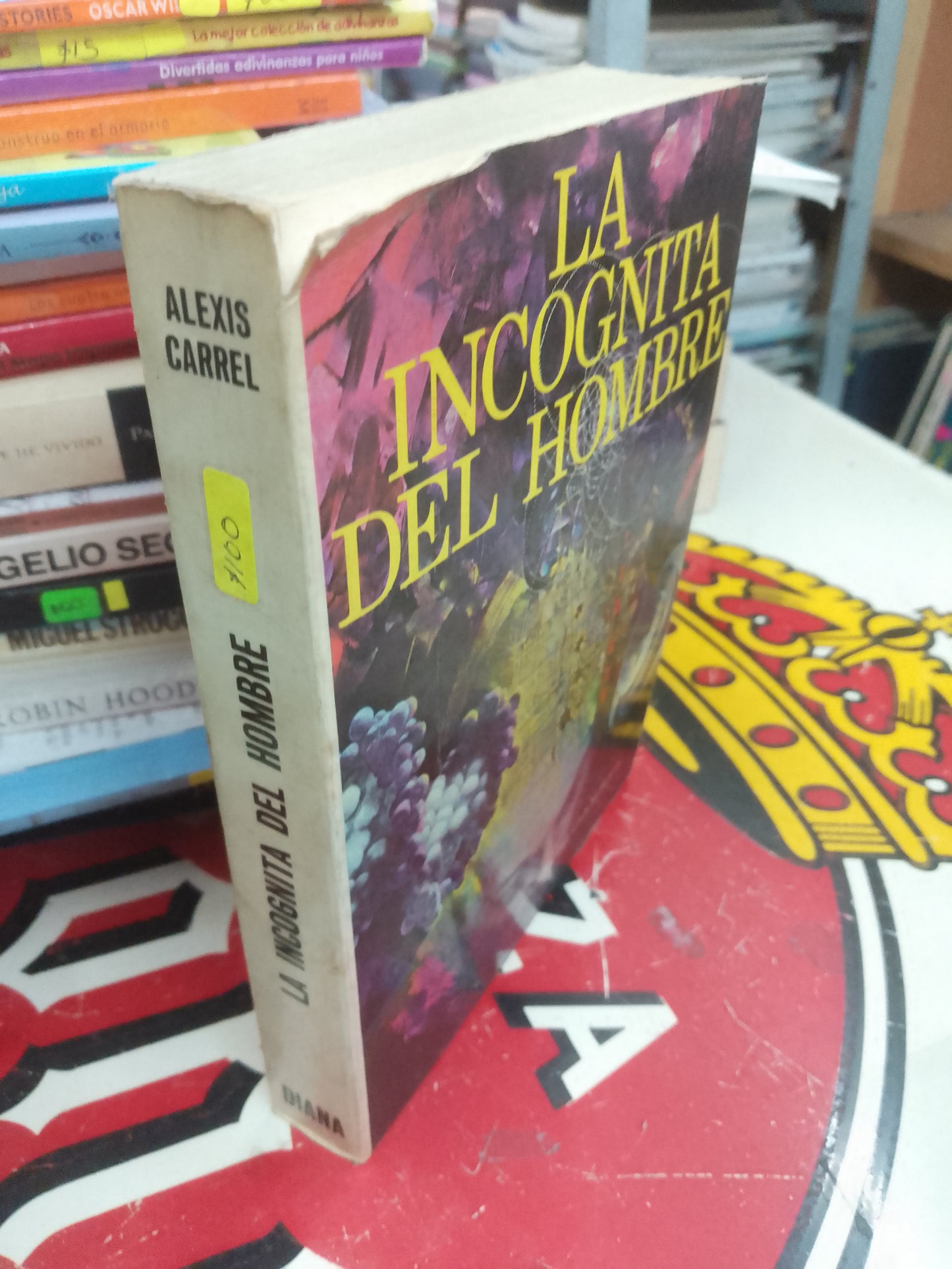LA INCOGNITA DEL HOMBRE POR ALEXIS CARREL USADO NOVELA LITERARIO 207