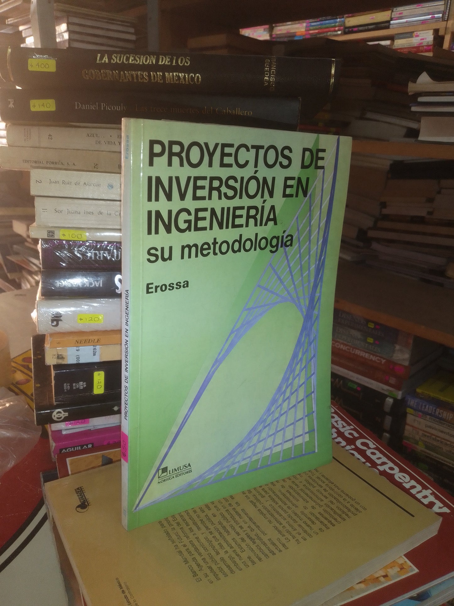 PROYECTOS DE INVERSIÓN EN INGENIERÍA POR EROSSA USADO ADMINISTRACIÓN LITERARIO 207