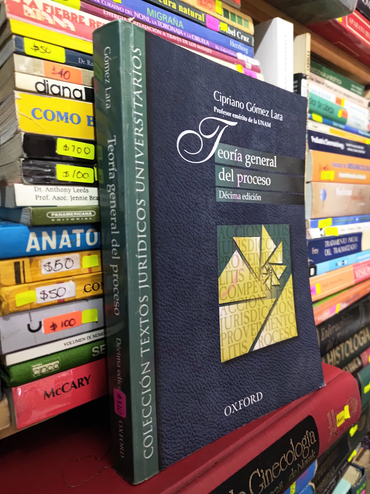 TEORIA GENERAL DEL PROCESO DECIMA EDICION POR CIPRIANO GOMEZ LARA USADO DERECHO LITERARIO 305