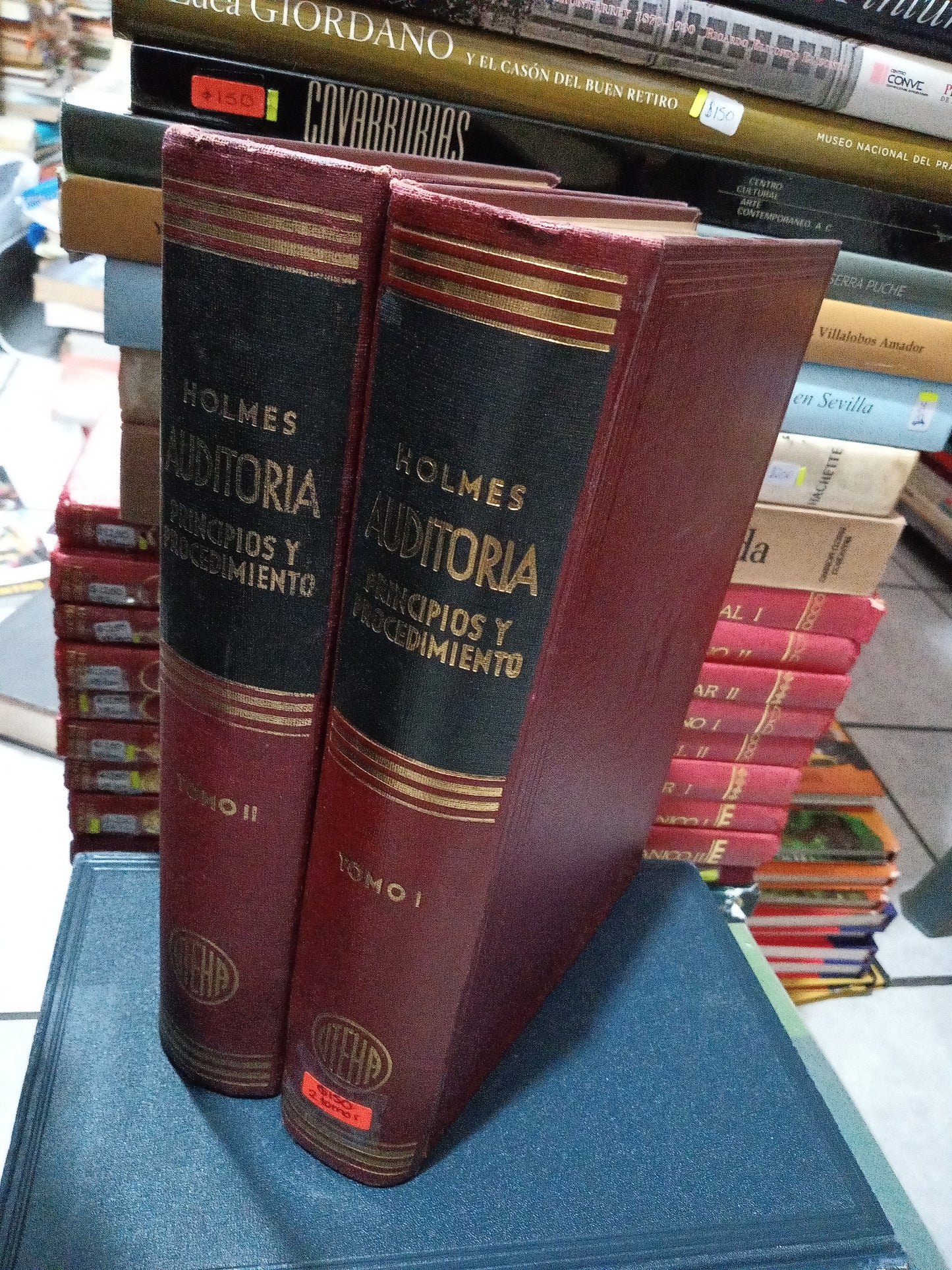 AUDITORIA PRINCIPIOS Y PROCEDIMIENTOS TOMO I Y II POR ARTHUR W HOLMES USADO ADMINISTRACIÓN JUÁREZ