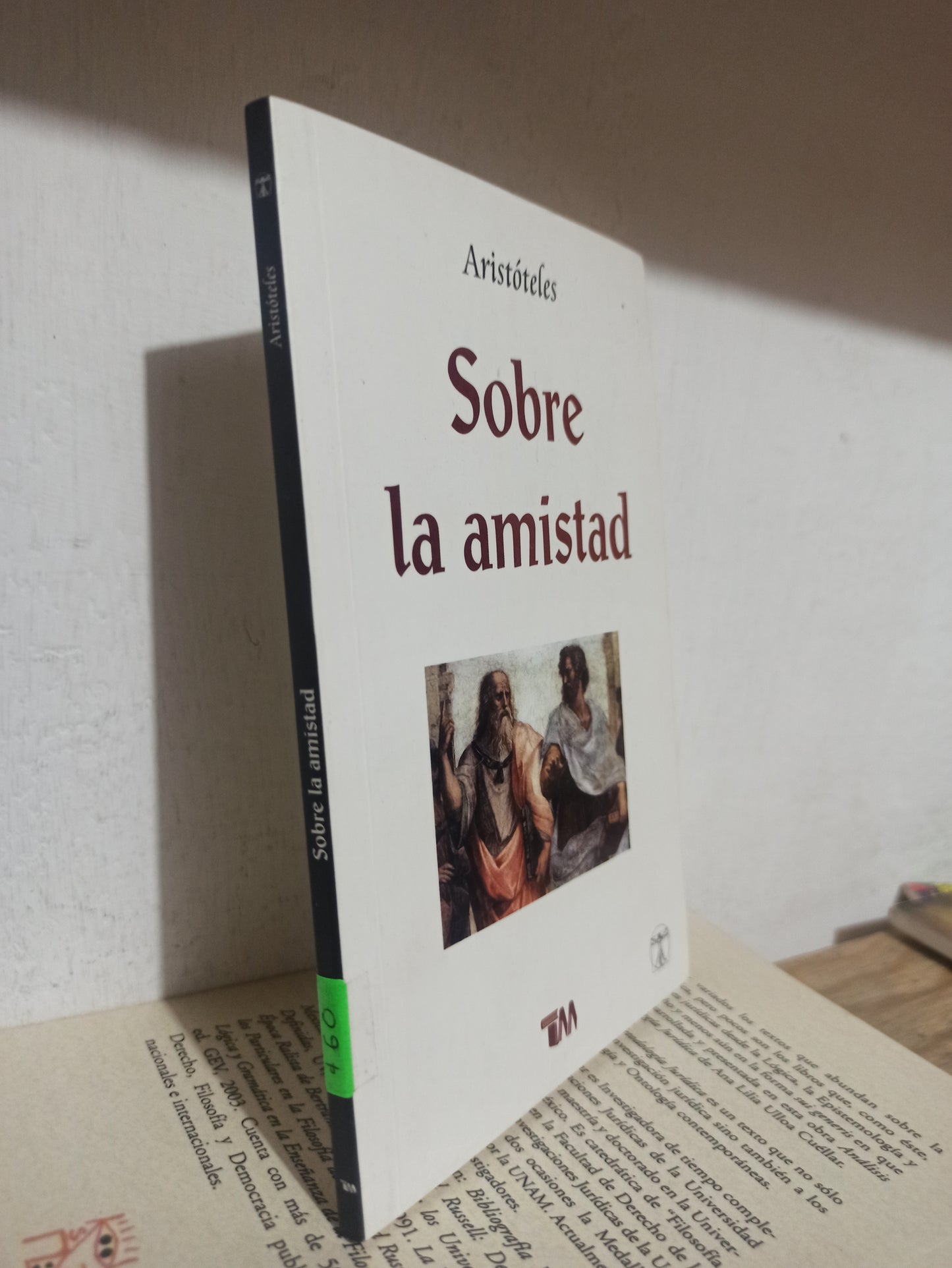 SOBRE LA AMISTAD POR ARISTOTELES USADO FILOSOFÍA JUÁREZ