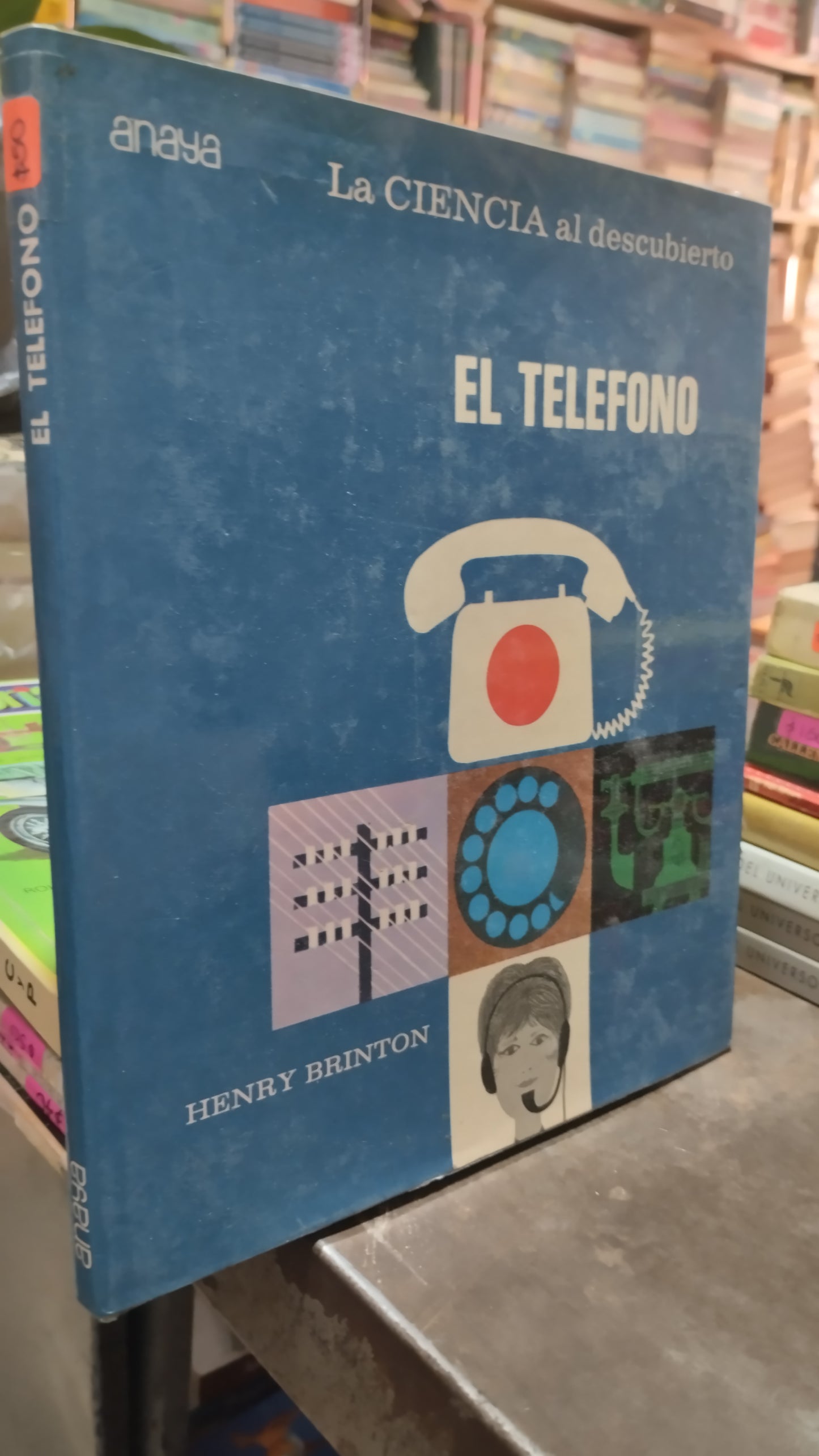 EL TELEFONO POR HENRY BRINTON LIBRO USADO CIENCIA ALDAMA