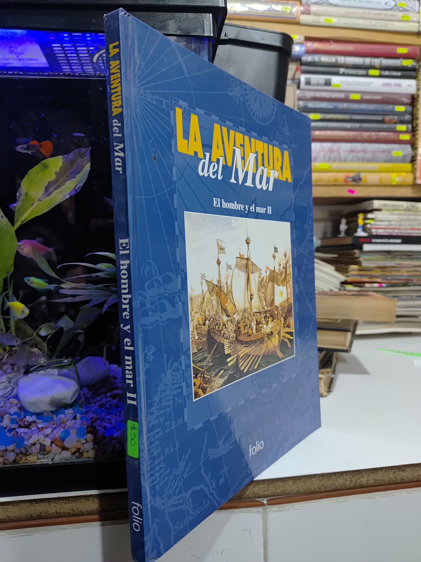 LA AVENTURA DEL MAR EL HOMBRE Y EL MAR 2 POR EDITORIAL FOLIO USADO HISTORIA JUAREZ