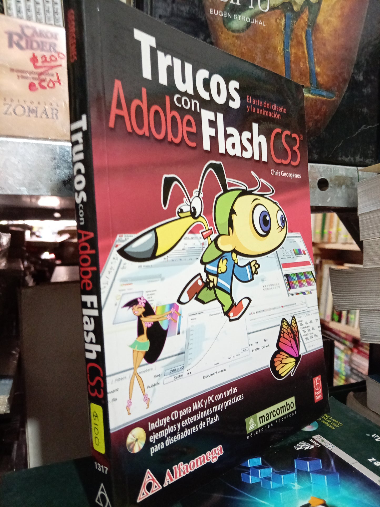 TRUCOS CON ADOBEFLASH CS3 CHRIS GEORGENES USADO COMPUTO LITERARIO 305