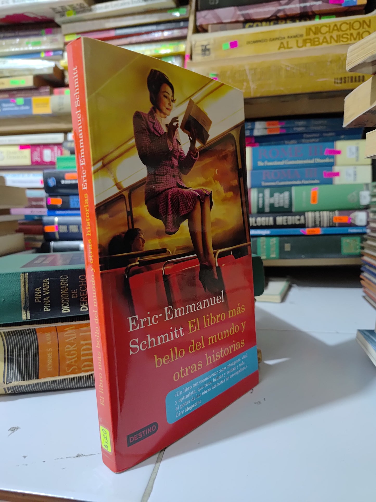 EL LIBRO MAS BELLO DEL MUNDO POR ERIC EMMANUEL SCHMITT USADO NOVELAS JUAREZ 507