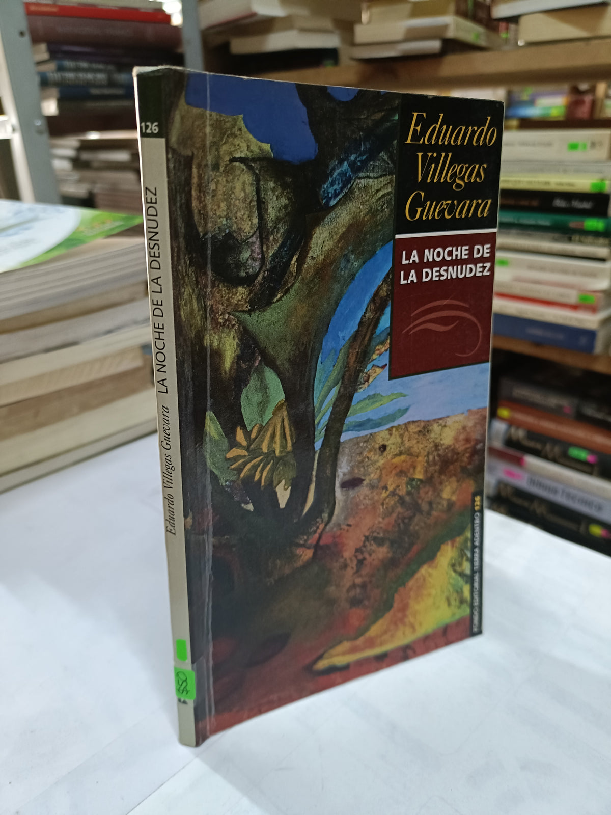 LA NOCHE DE LA DESNUDEZ POR EDUARDO VILLEGAS GUEVARA USADO NOVELA LITERARIO 207