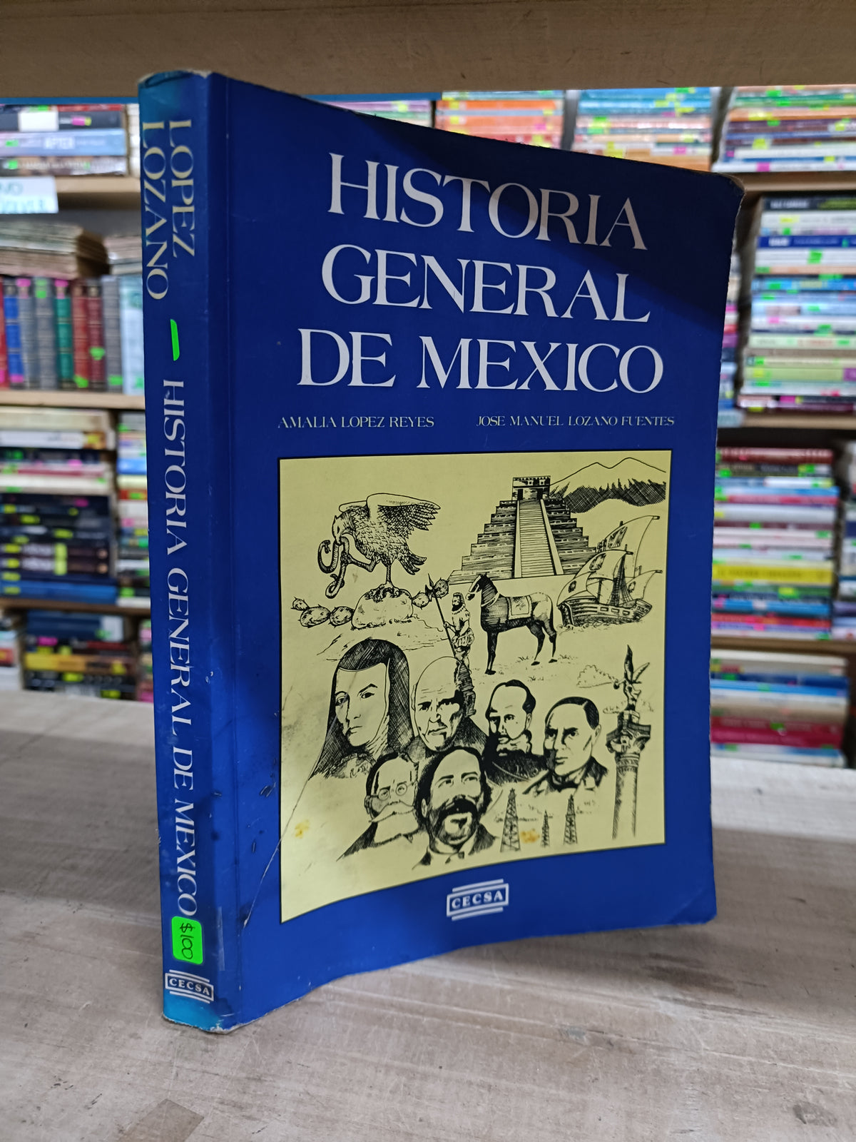 HISTORIA GENERAL DE MEXICO POR LOPEZ, LOZANO USADO HISTORIA LITERARIO 207