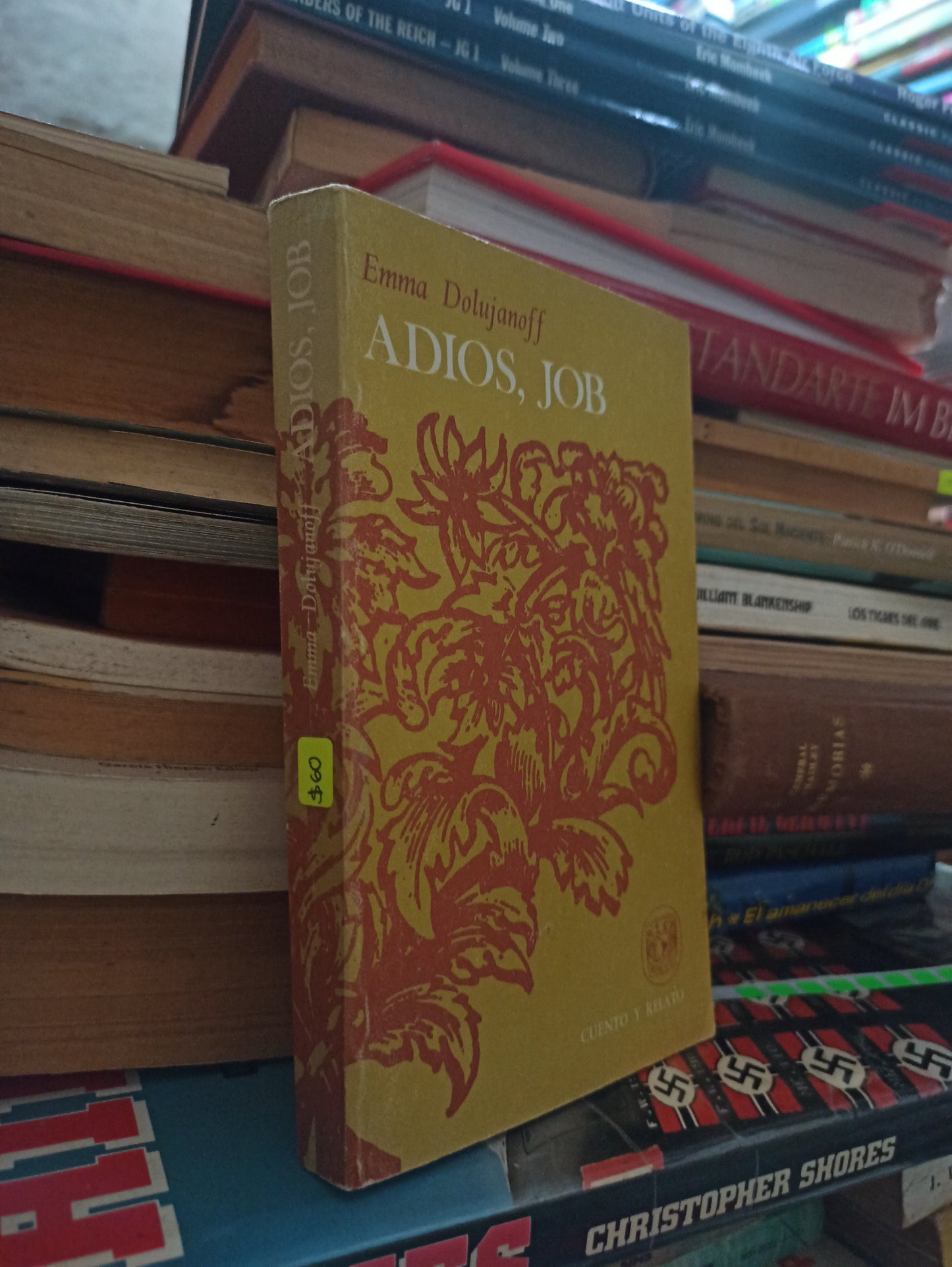 ADIOS, JOB POR EMMA DOLUJANOFF USADO NOVELAS ALDAMA