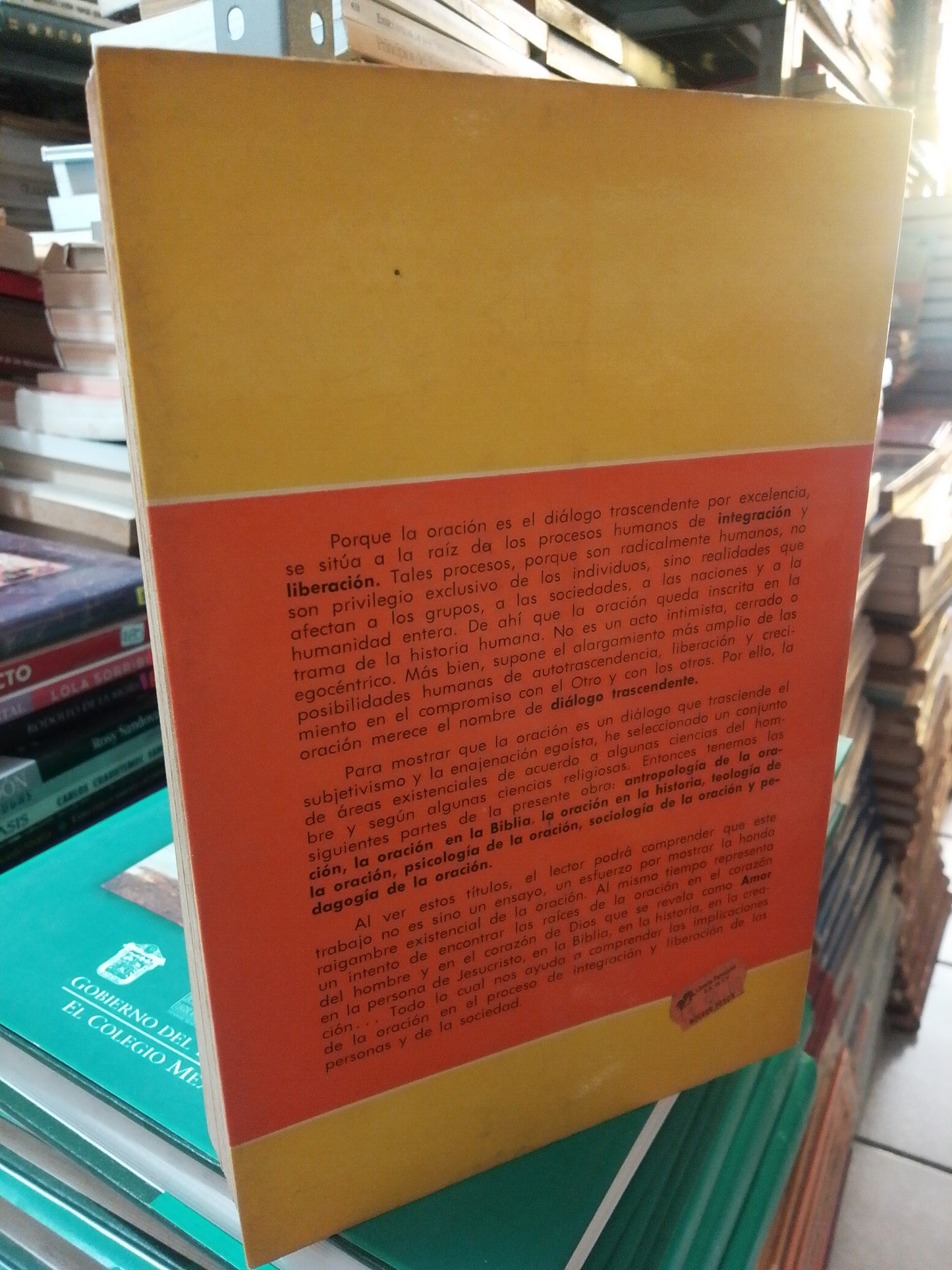 EL DIÁLOGO TRASCENDENTE EN LA INTEGRACIÓN LIBERADORA POR LUIS JORGE GONZÁLEZ USADO SUP.PERSONAL JUÁREZ