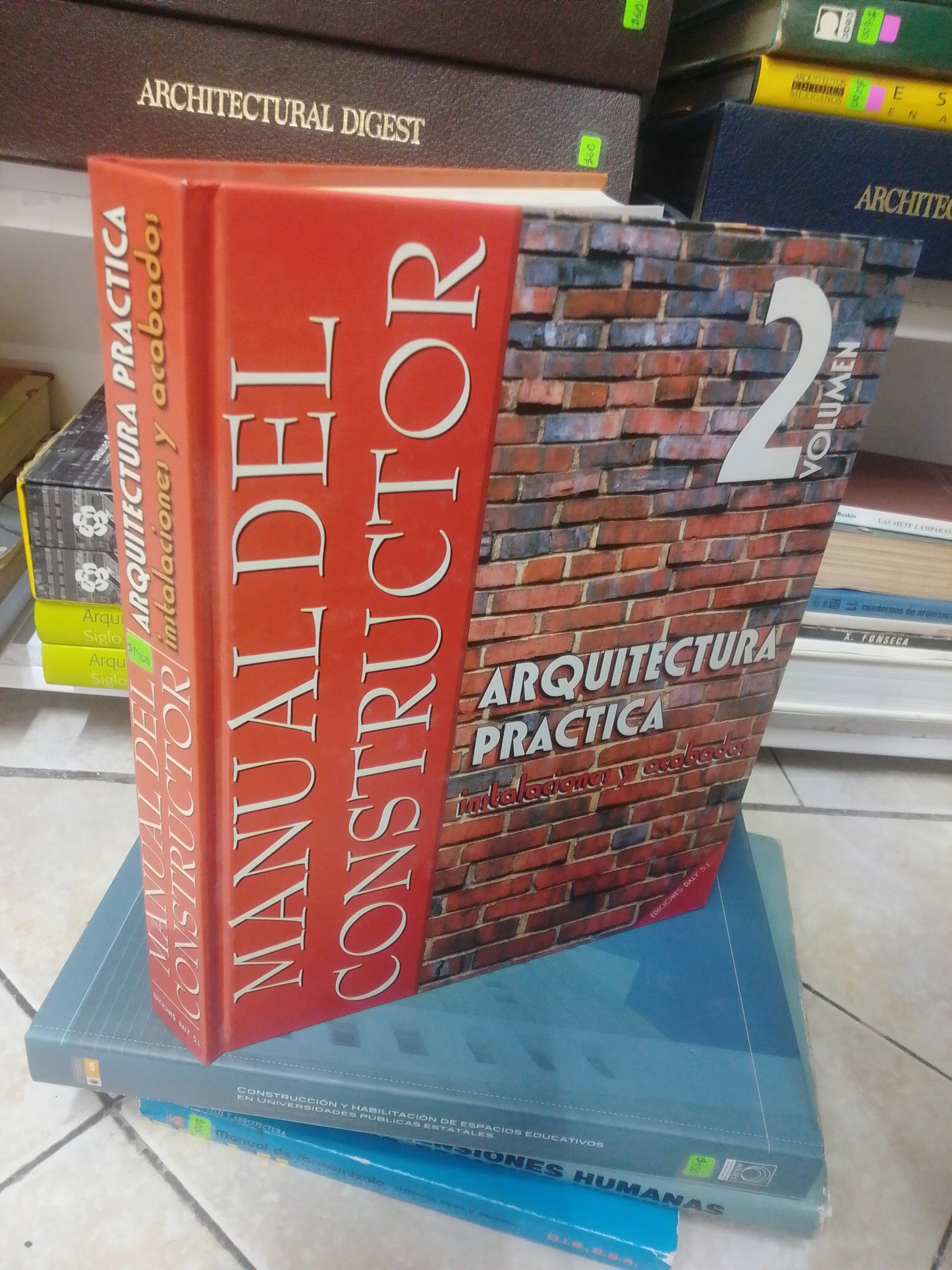 MANUAL DEL CONSTRUCTOR ARQUITECTURA PRACTICA VOL 2, POR DAVID FERNANDEZ GARCIA, USADO, ARQUITECTURA, JUAREZ 515