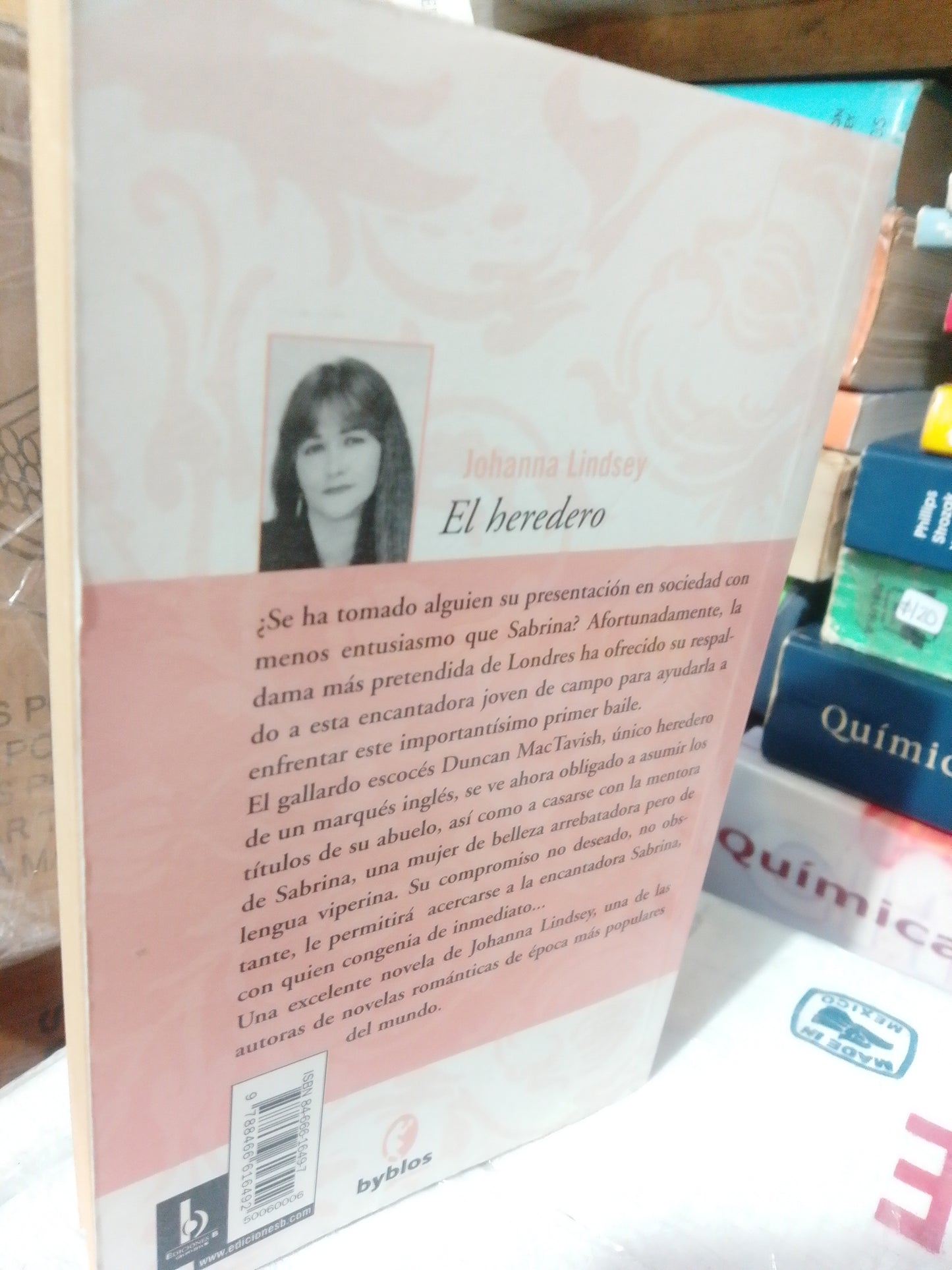EL HEREDERO POR JOHANA LINDSEY USADO NOVELA JUÁREZ