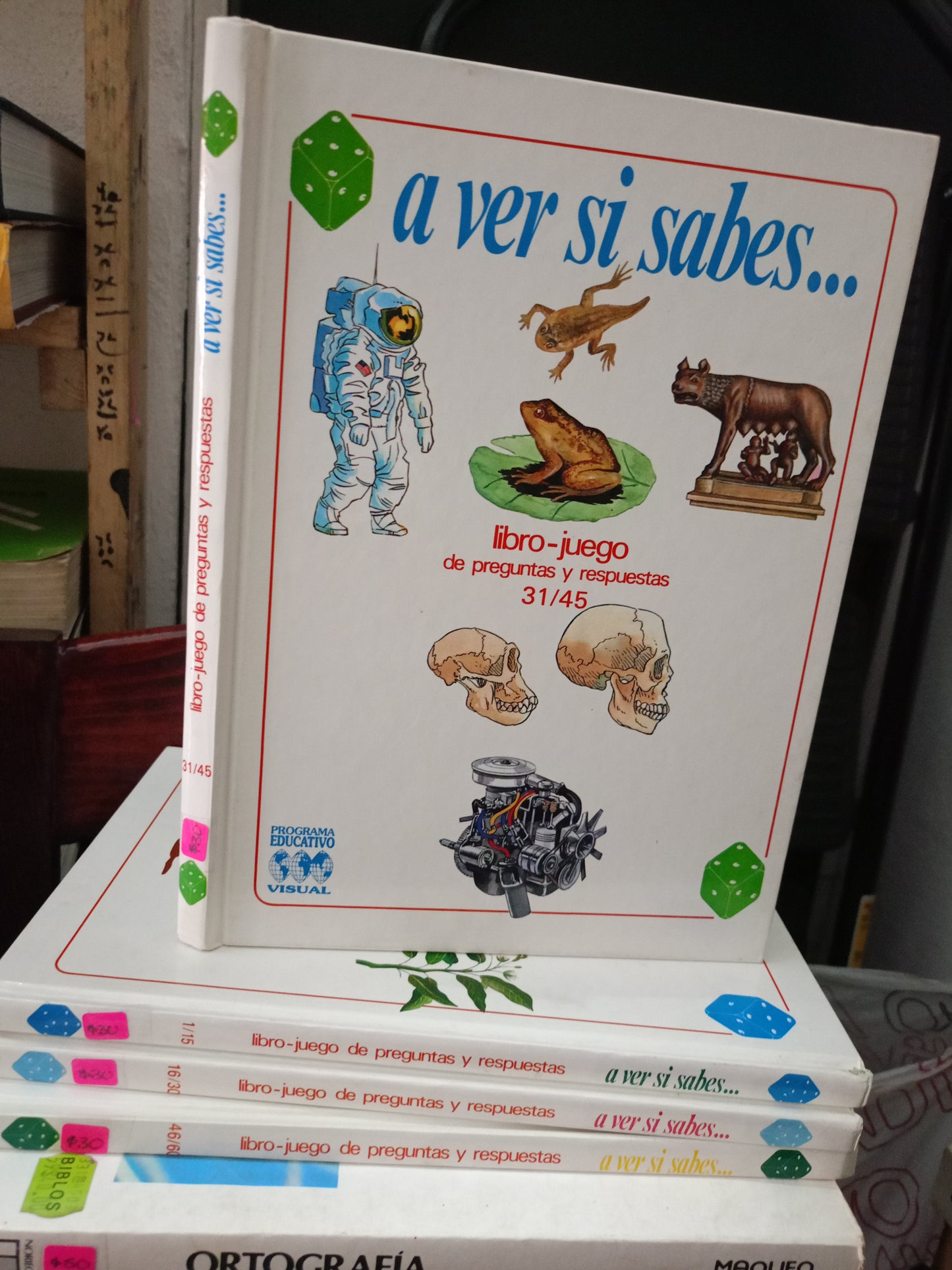 LIBRO JUEGO DE PREGUNTAS Y RESPUESTAS A VER SI SABES USADO INFANTIL LITERARIO 305