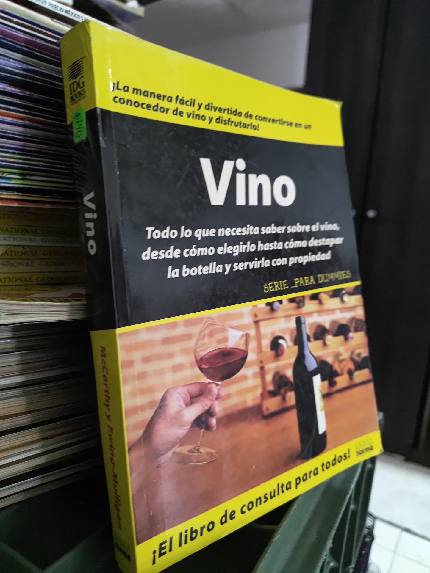VINO POR MCCARTHY MULLIGAN USADO NOVELAS JUAREZ 515