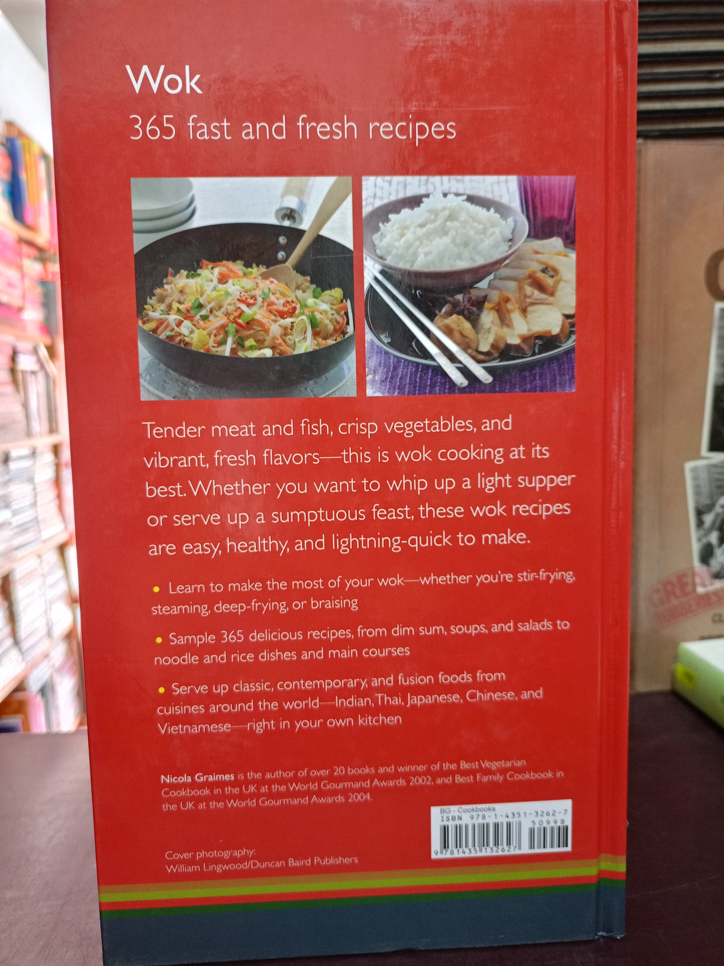 WOK 365 FAST AND FRESH RECIPES POR NICOLA GRAIMES USADO COCINA LITERARIO 305