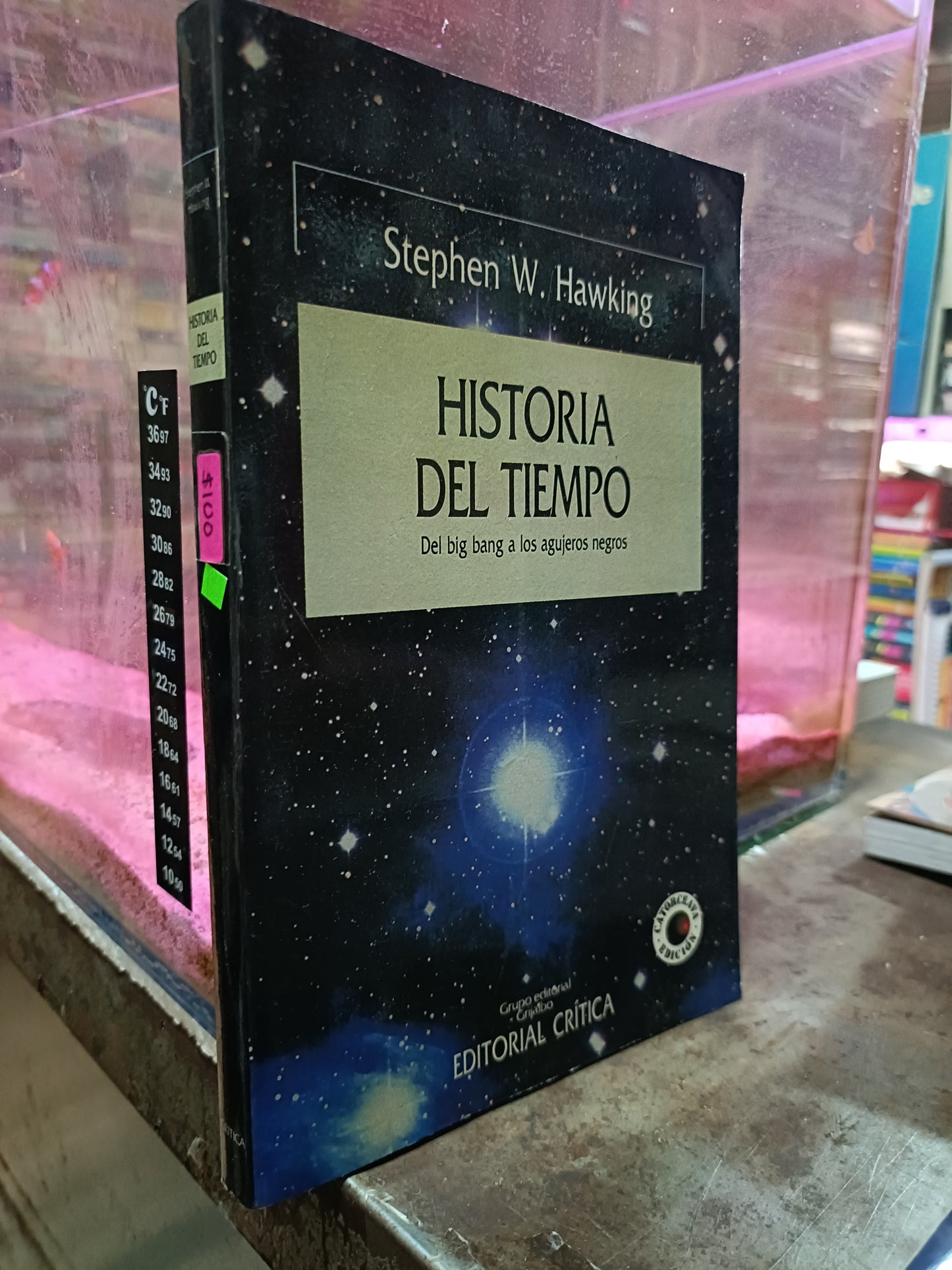 HISTORIA EN EL TIEMPO DEL BIG BANG A LOS AGUJEROS NEGROS POR STEPHEN W HAWKING USADO CIENCIA ALDAMA