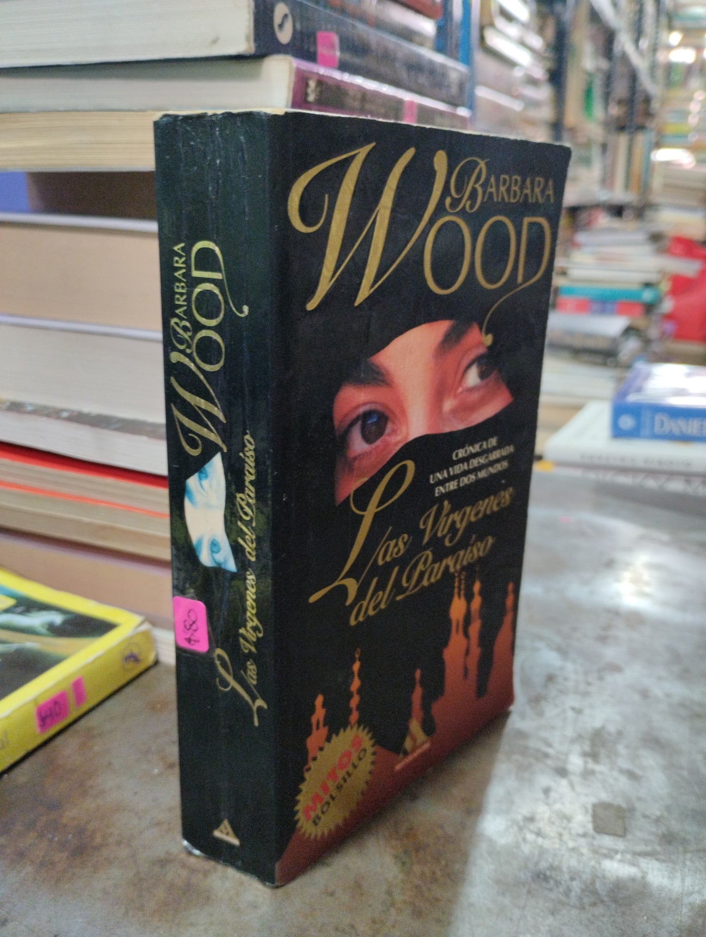 LAS VIRGENES DEL PARAISO POR BARBARA WOOD USADO NOVELAS ALDAMA