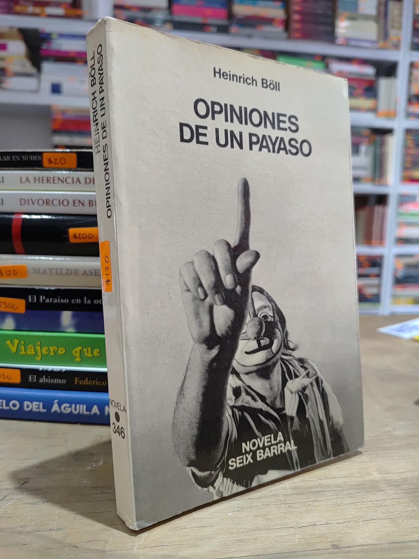 OPINIONES DE UN PAYASO POR HEINRICH BOLL USADO NOVELAS JUAREZ 515