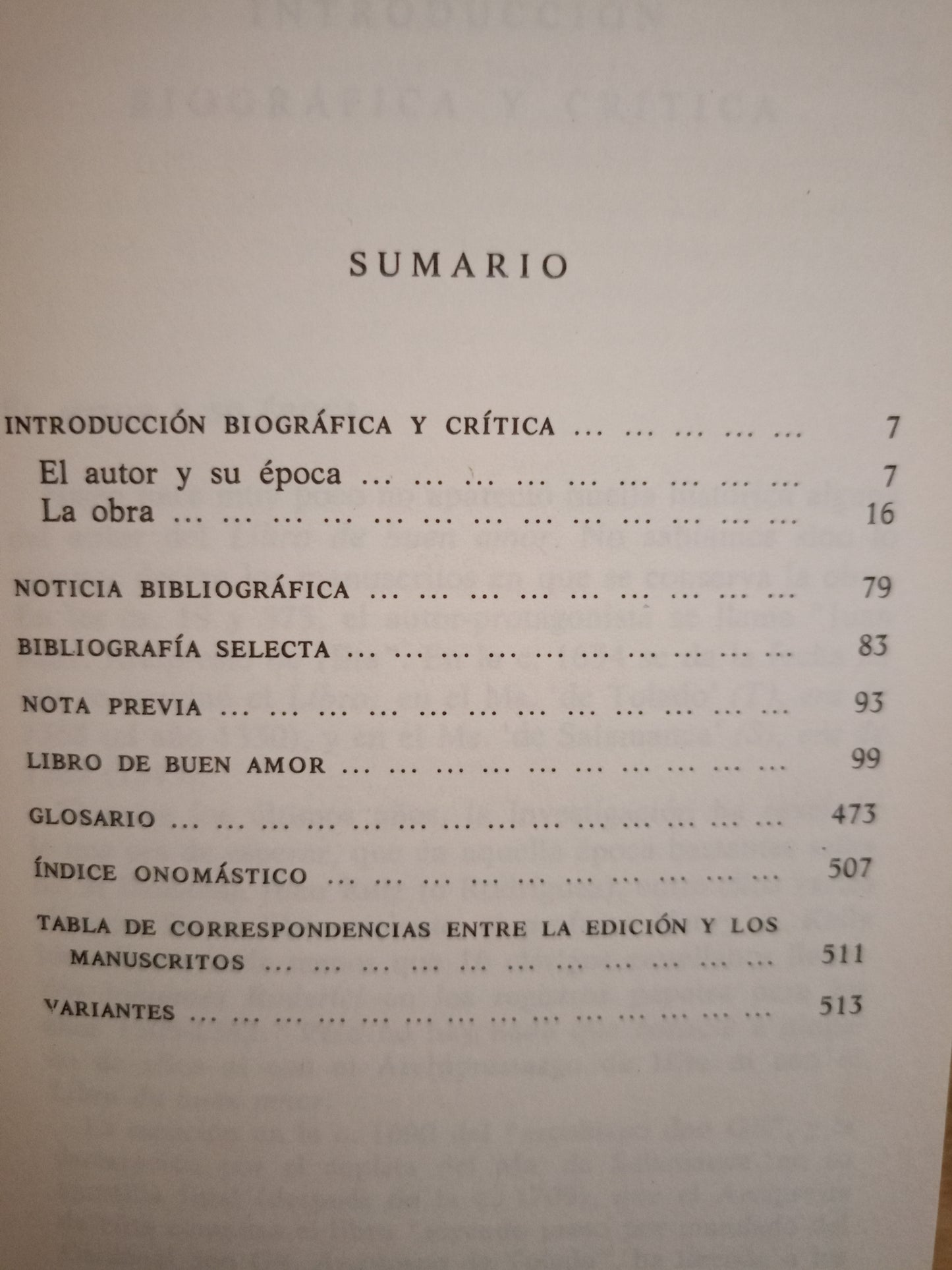 LIBRO DE BUEN AMOR ARCIPRESTE DE HITA USADO NOVELA LITERARIO 305