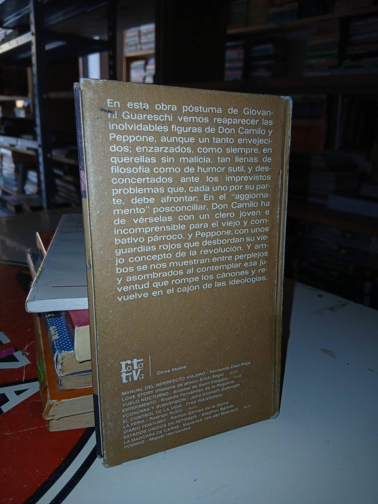 DON CAMILO Y LOS JÓVENES DE HOY POR GIOVANNI GUARESCHI USADO NOVELA LITERARIO 207