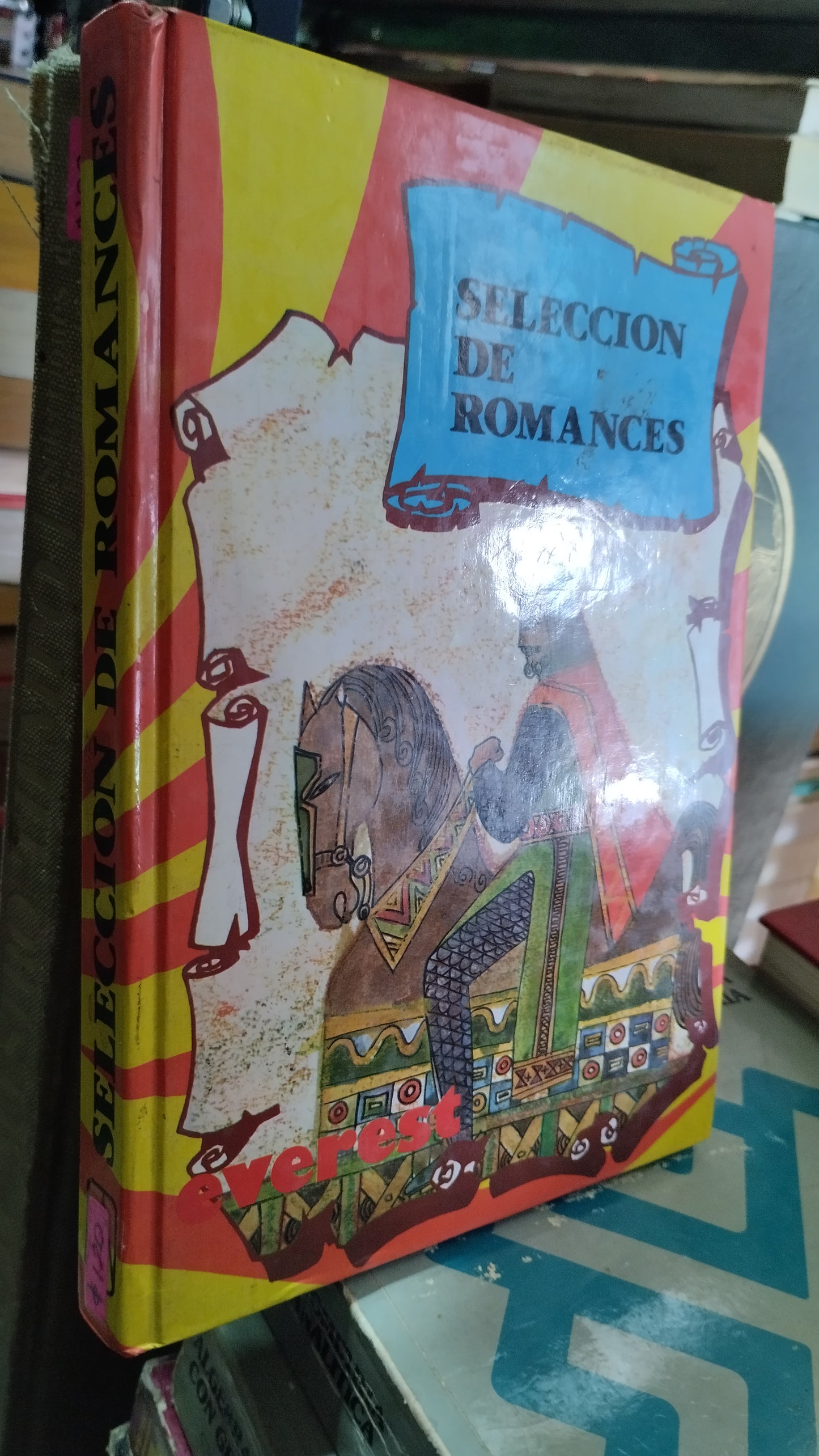 SELECCION DE ROMANCES POR EDITORIAL EVEREST LIBRO USADO NOVELAS ALDAMA