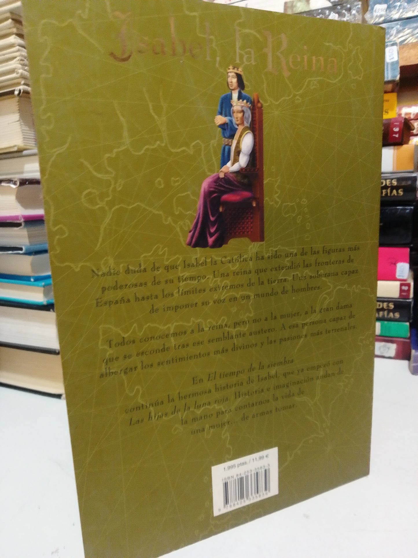 ISABEL LA REINA EL TIEMPO DE LA SIEMBRA POR ÁNGELES DE IRISARRI USADO NOVELA JUÁREZ