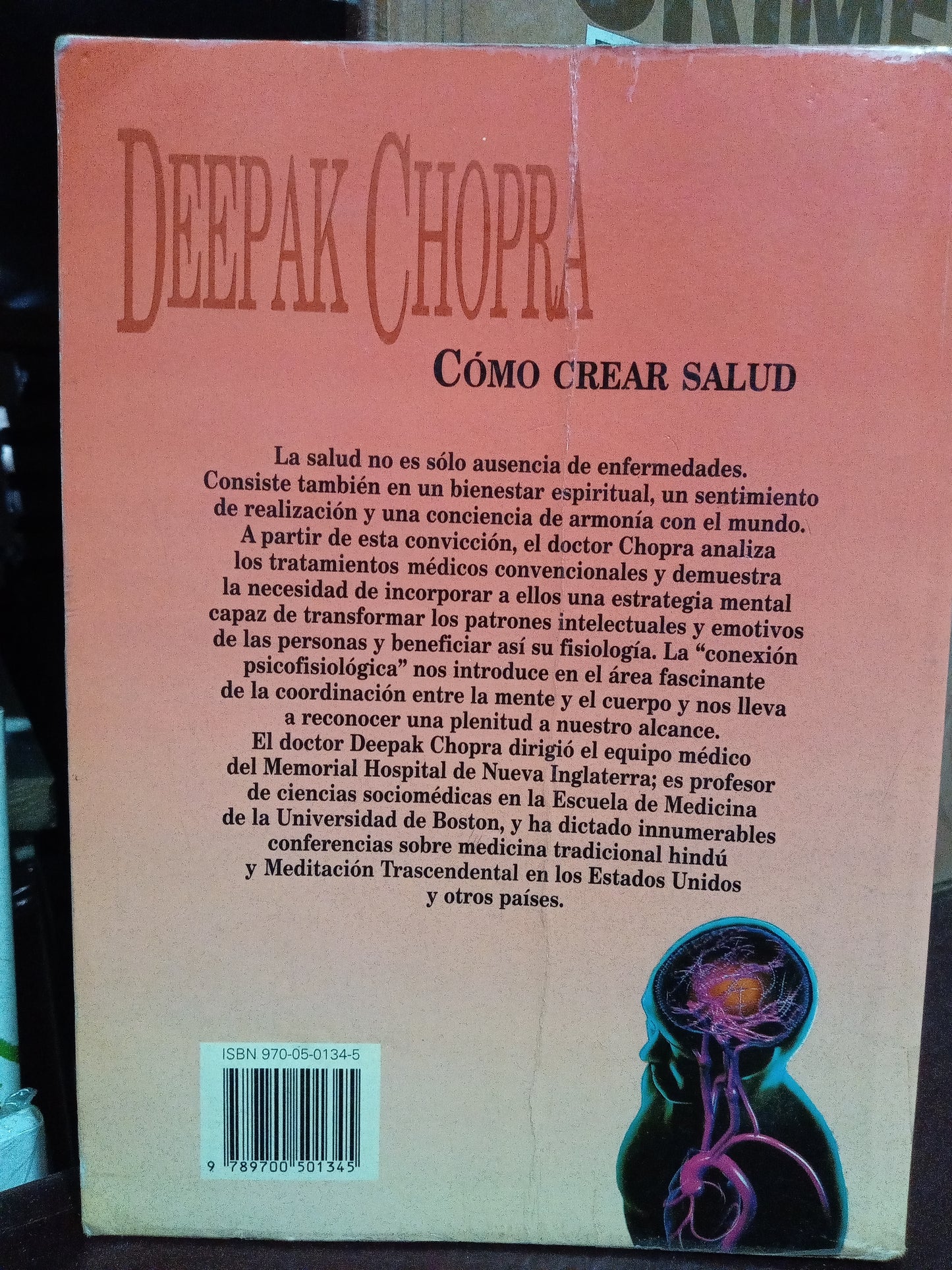 COMO CREAR SALUD DEEPAK CHOPRA USADO S.PERSONAL LITERARIO 305