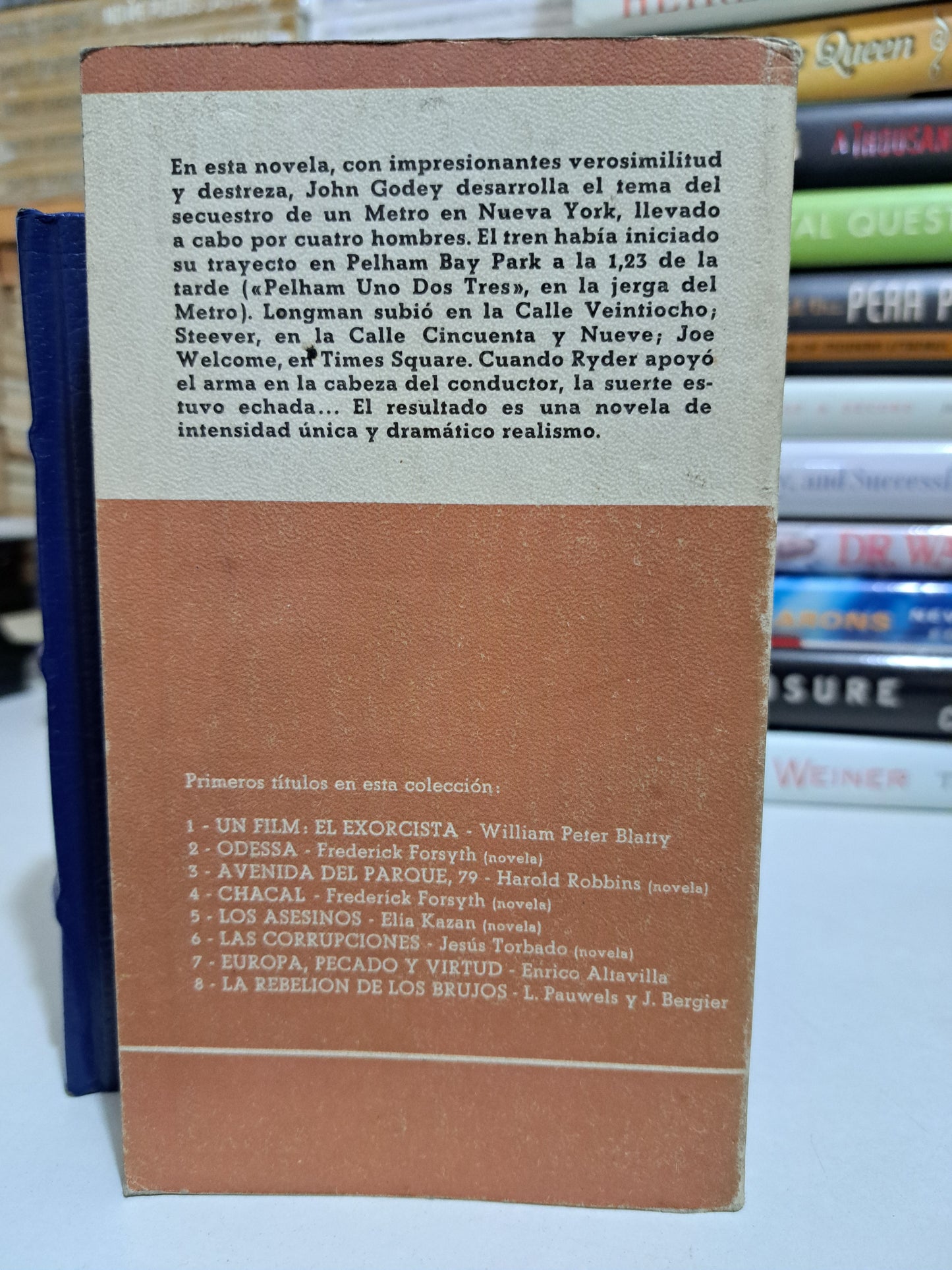 PELHAM UNO DOS TRES JOHN GODEY USADO NOVELA JUÁREZ