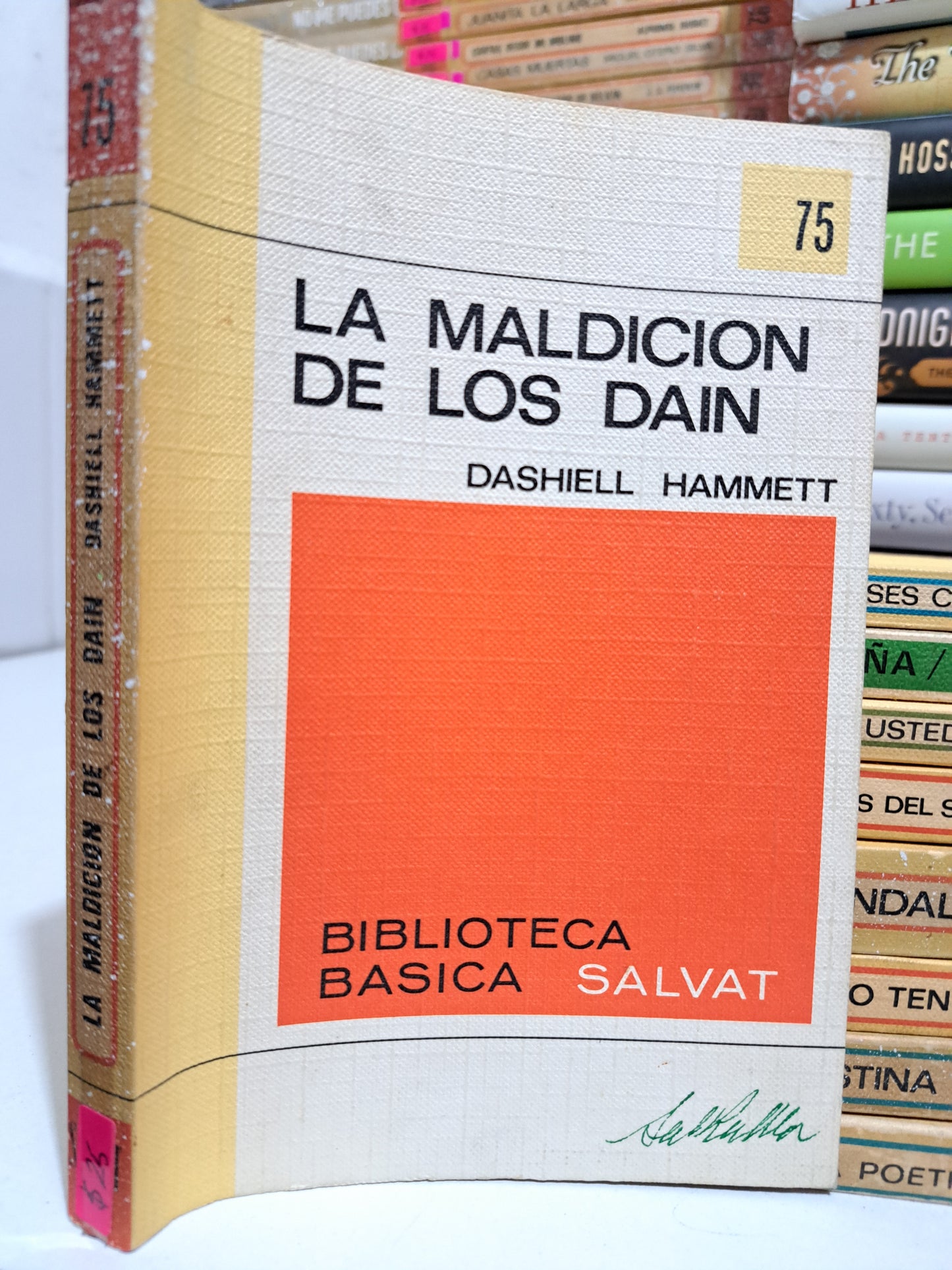LA MALDICIÓN DE LOS DAIN DASHIELL HAMMETT USADO NOVELA JUÁREZ