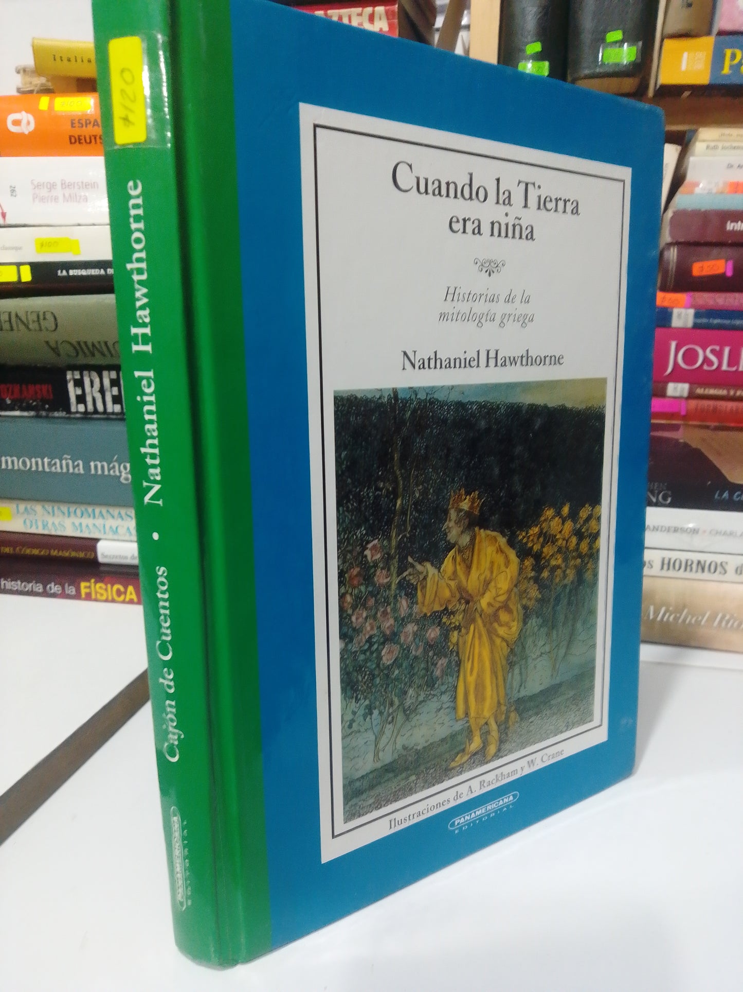 CAJON DE CUENTOS CUANDO LA TIERRA ERA NIÑA POR NATHANIEL HAWTHORNE USADO NOVELA JUAREZ