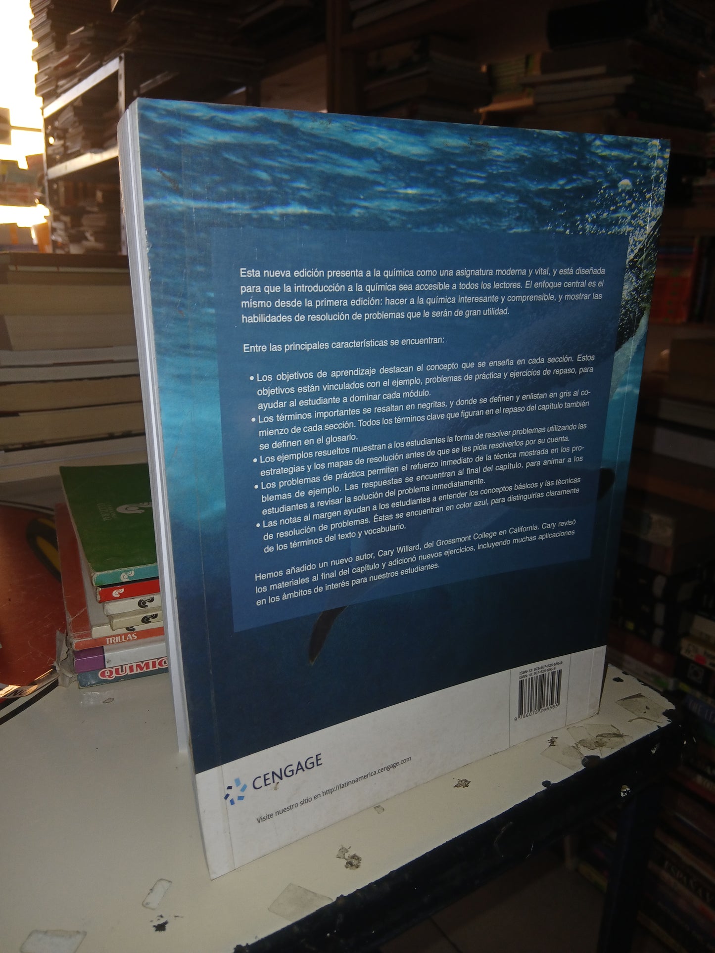 FUNDAMENTOS DE QUÍMICA POR MORRIS HEIN, SUSAN ARENA Y CARY WILLARD USADO QUÍMICA LITERARIO 207