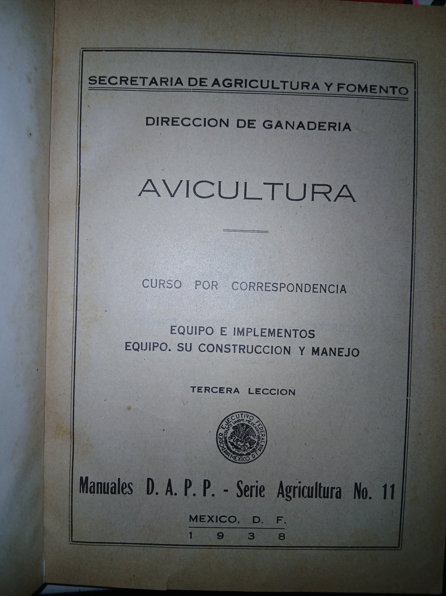 AVICULTURA (VARIOS AUTORES) USADO AGRARIO LITERARIO 207