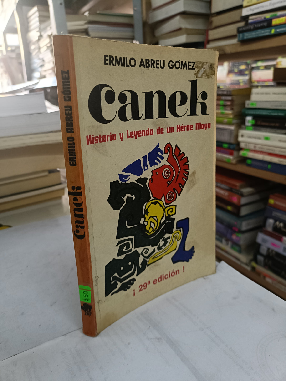 CANEK HISTORIA Y LEYENDA DE UN HEROE MAYA POR EMILIO ABREU GOMEZ USADO NOVELA LITERARIO 207