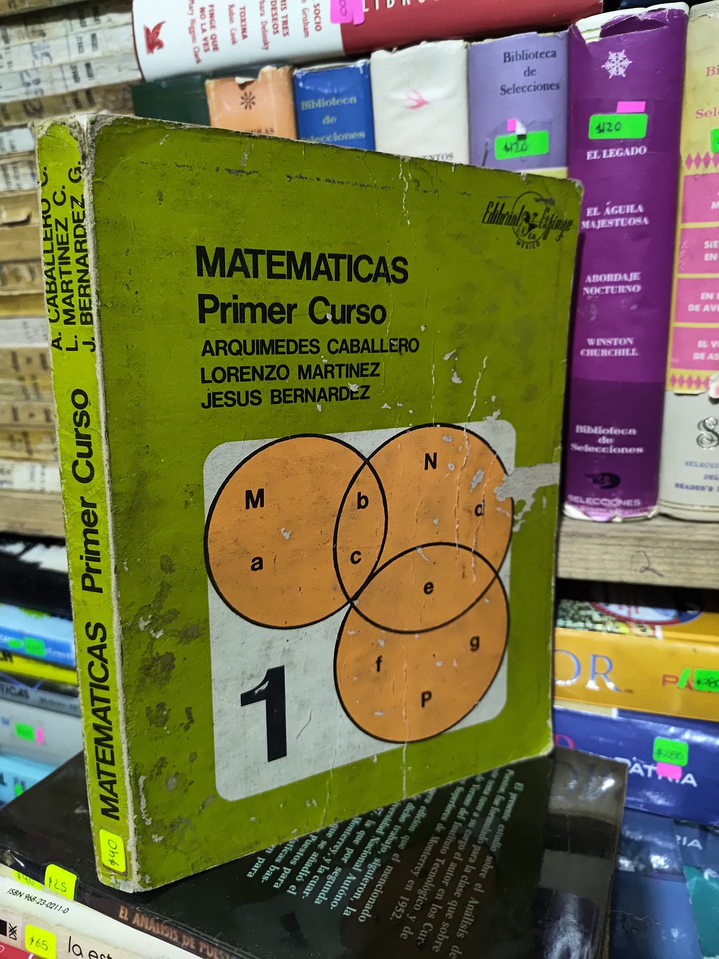 MATEMATICAS PRIMER CURSO POR VARIOS AUTORES USADO MATEMÁTICAS JUAREZ 507