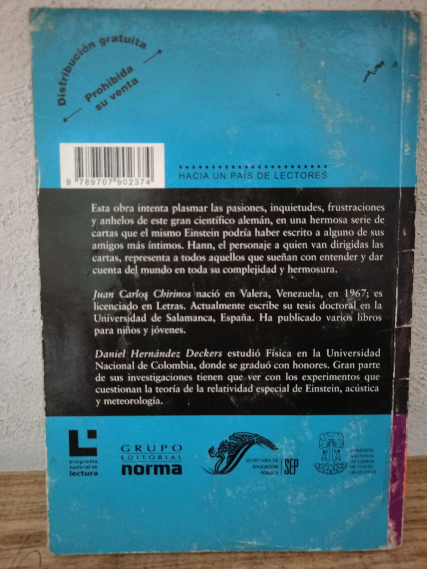 CARTAS PROBABLES PARA HANN JUAN CARLOS CHIRINOS USADO INFANTIL LITERARIO 305