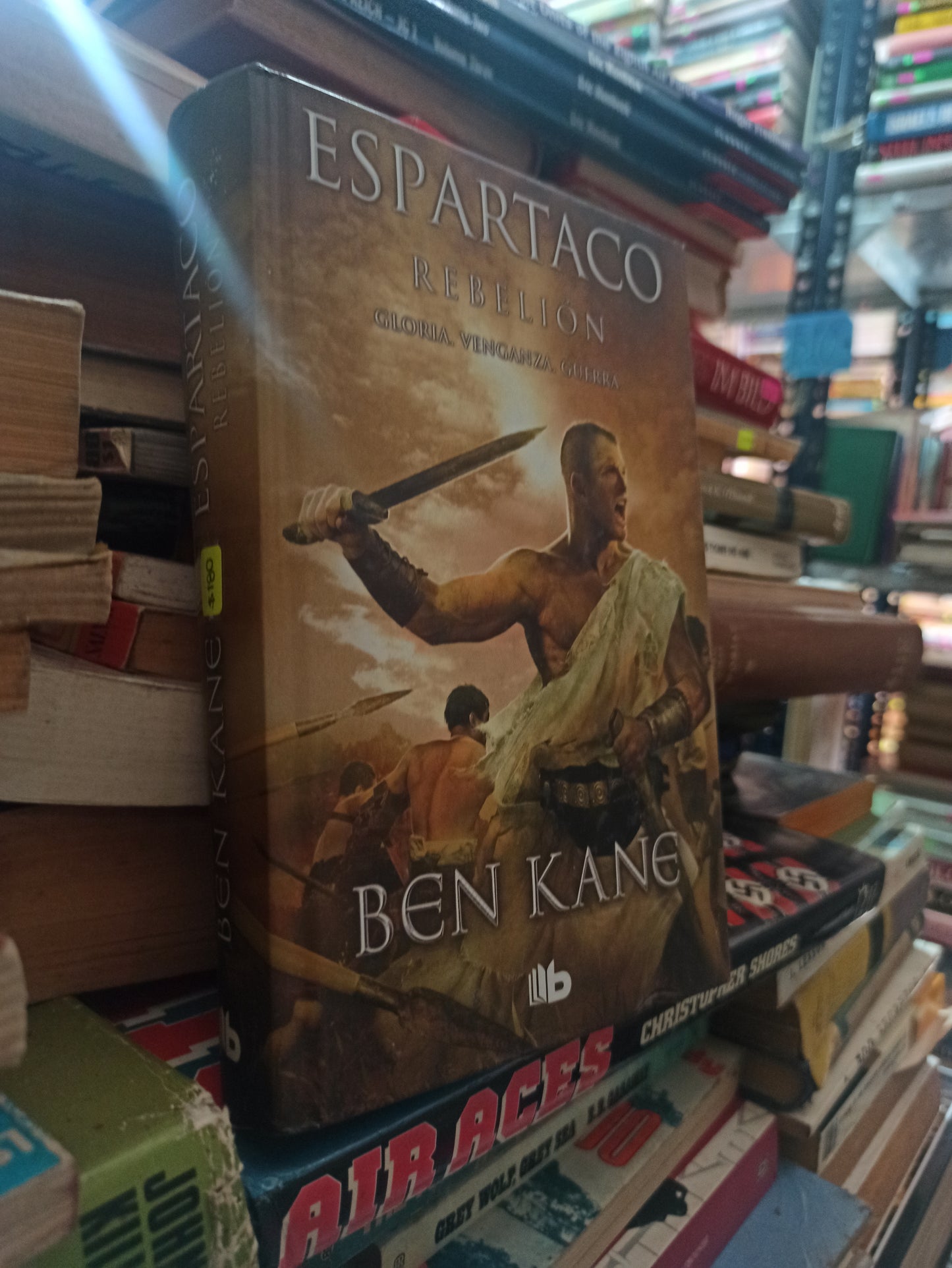 ESPARTACO REBELIÓN POR BEN KANE USADO NOVELAS ALDAMA