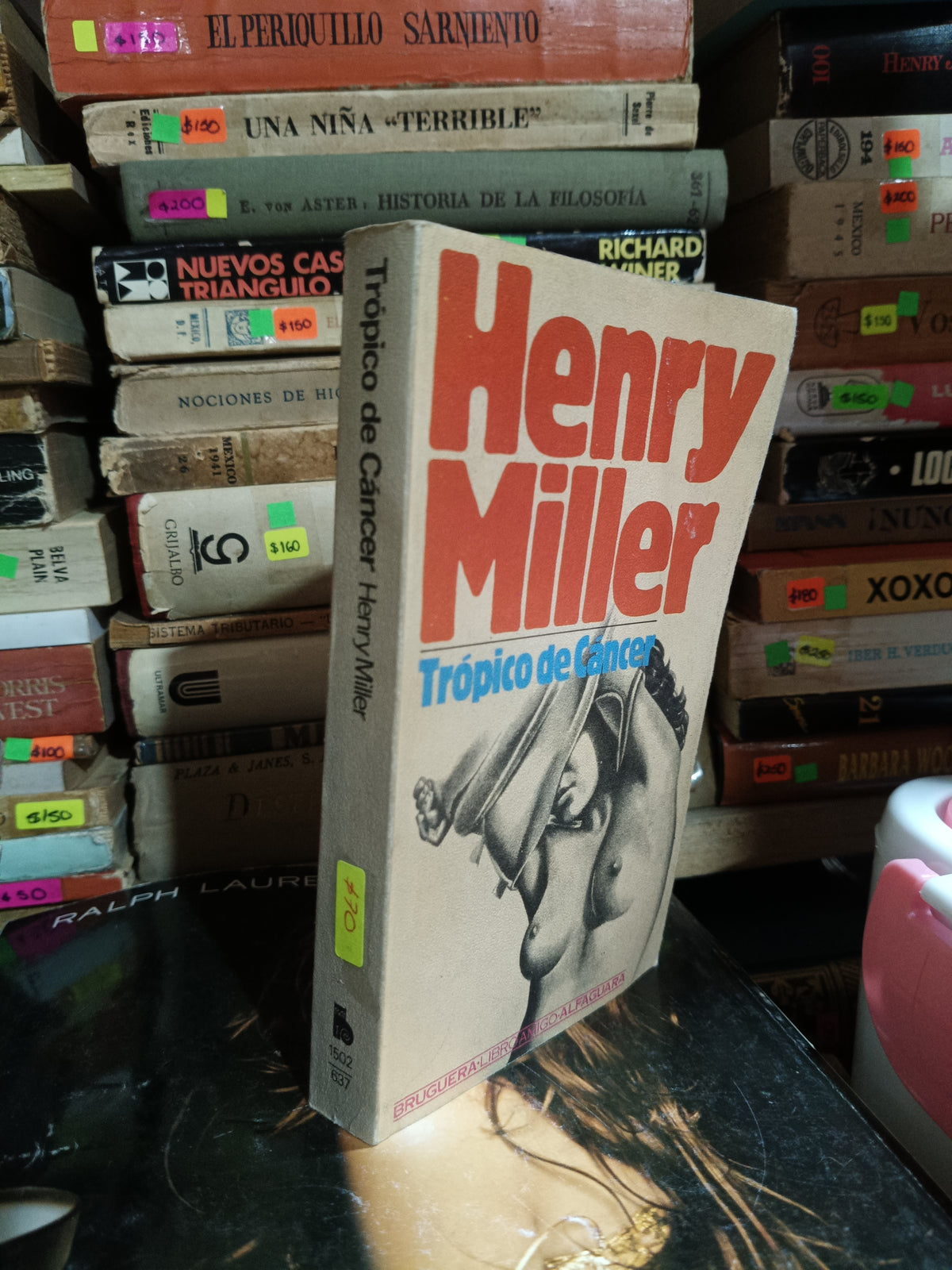 TROPICO DE CANCER POR HENRY MILLER USADO NOVELA ALDAMA